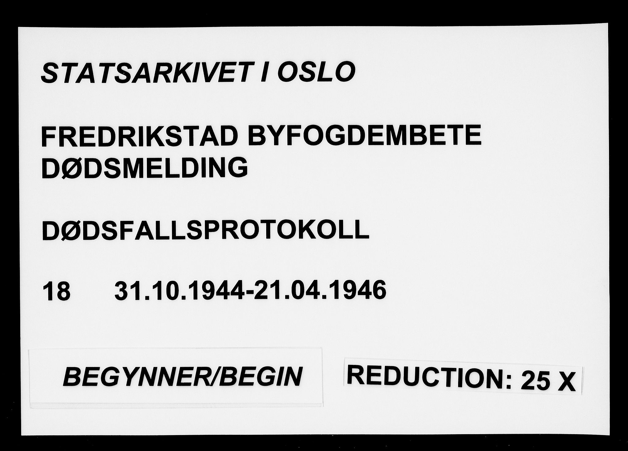 Fredrikstad byfogd, SAO/A-10473a/H/Ha/Hab/L0018: Dødsfallsprotokoll, 1944-1946