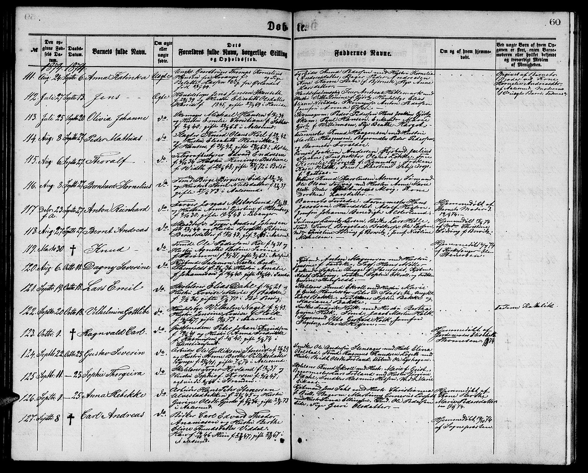 Ministerialprotokoller, klokkerbøker og fødselsregistre - Møre og Romsdal, AV/SAT-A-1454/529/L0465: Klokkerbok nr. 529C02, 1868-1877, s. 60