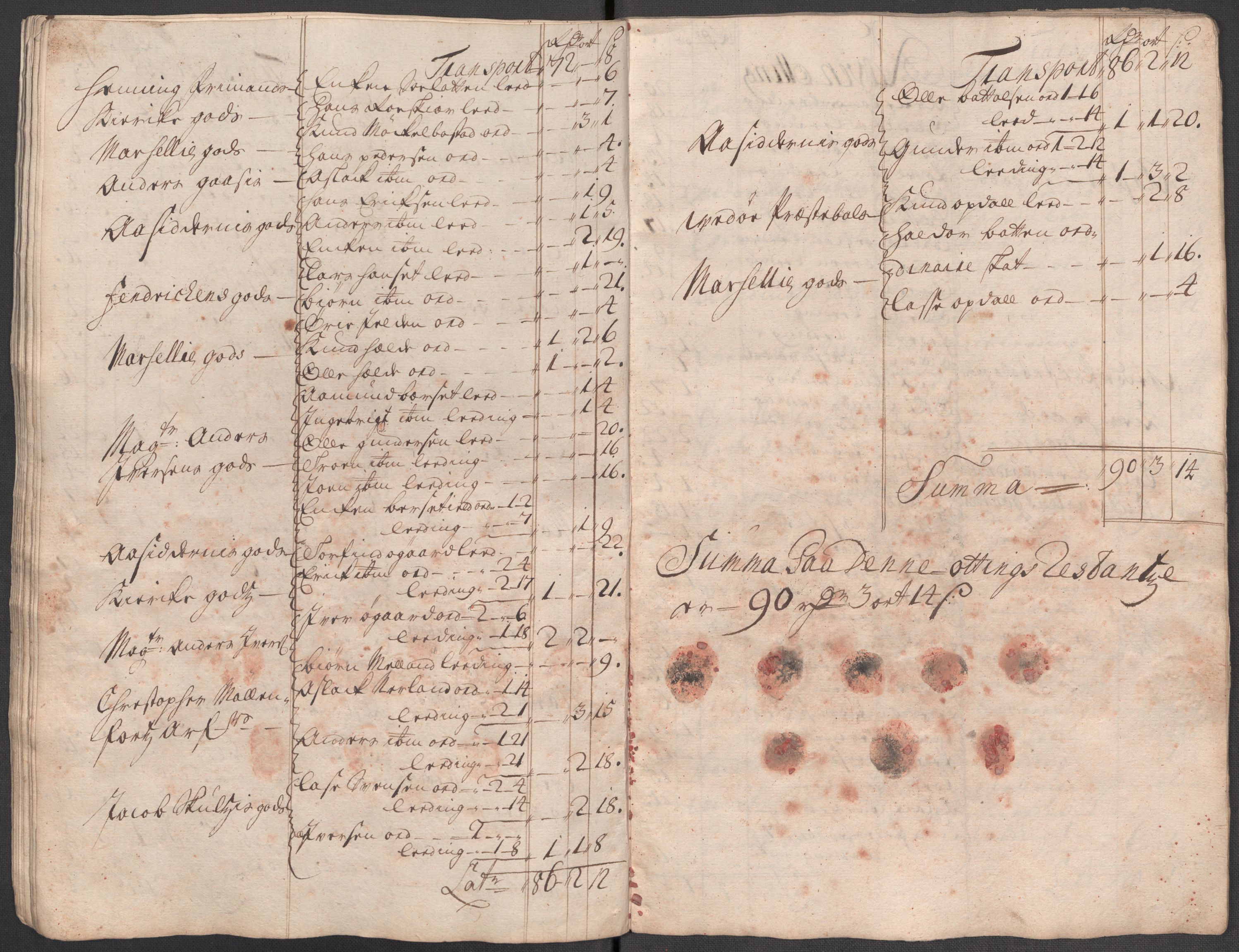 Rentekammeret inntil 1814, Reviderte regnskaper, Fogderegnskap, RA/EA-4092/R55/L3665: Fogderegnskap Romsdal, 1718, s. 221