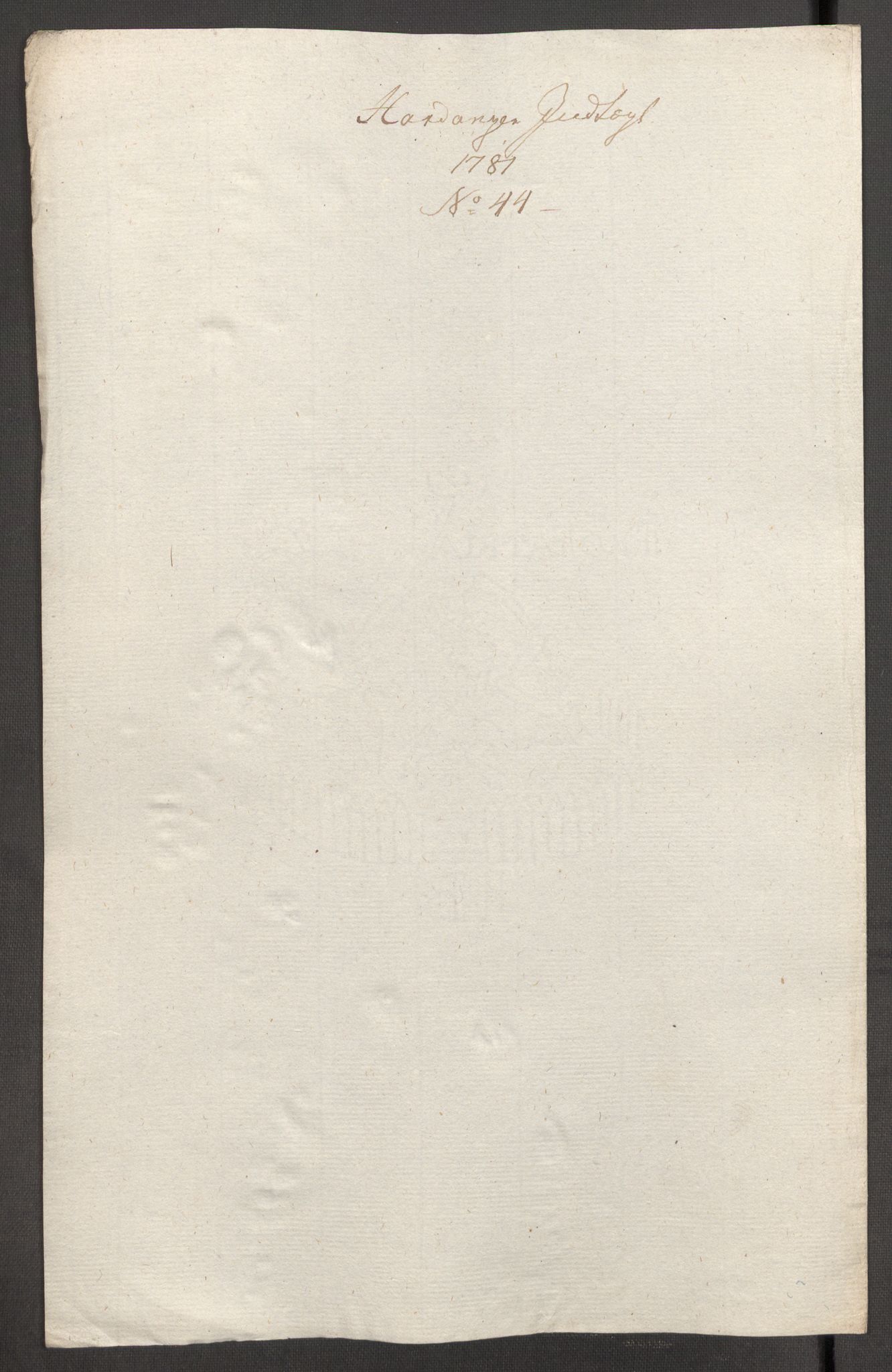 Rentekammeret inntil 1814, Reviderte regnskaper, Fogderegnskap, RA/EA-4092/R48/L3097: Fogderegnskap Sunnhordland og Hardanger, 1781, s. 302