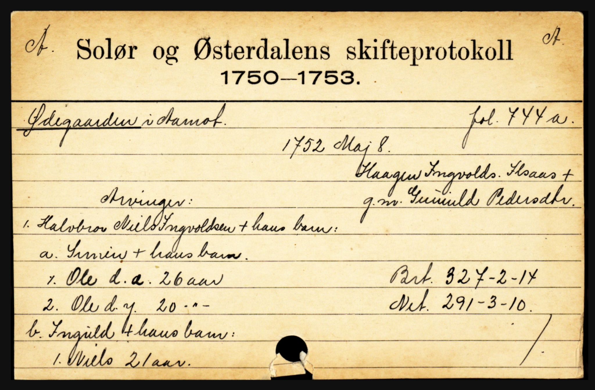 Solør og Østerdalen sorenskriveri, SAH/TING-024/J, 1716-1774, s. 7169