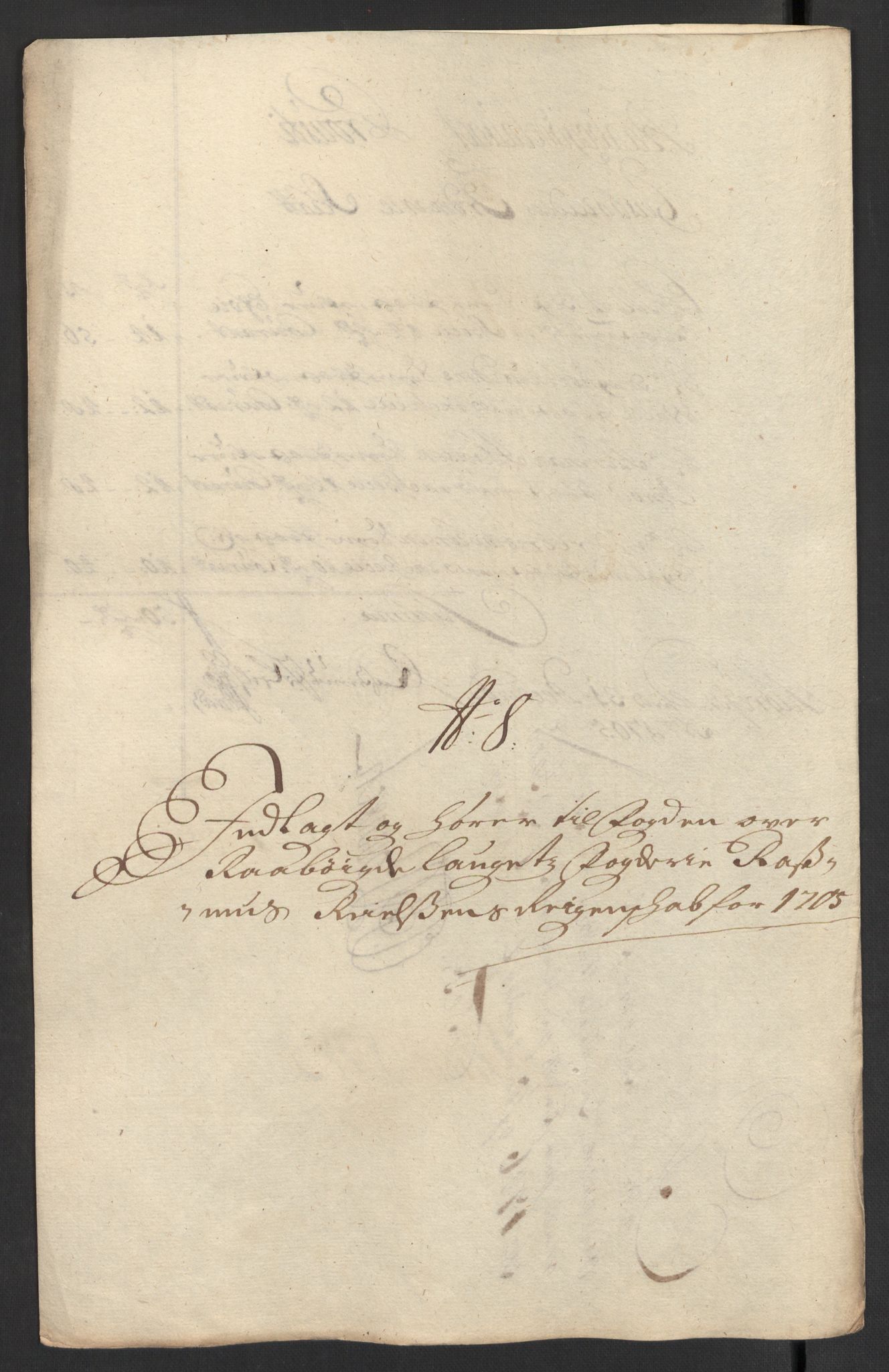 Rentekammeret inntil 1814, Reviderte regnskaper, Fogderegnskap, RA/EA-4092/R40/L2447: Fogderegnskap Råbyggelag, 1703-1705, s. 394