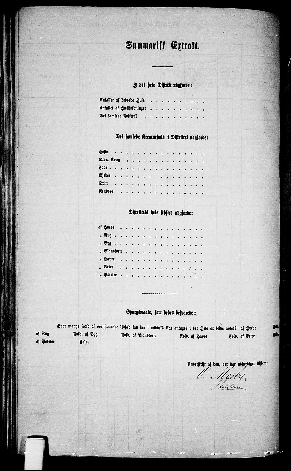 RA, Folketelling 1865 for 0920P Øyestad prestegjeld, 1865, s. 91