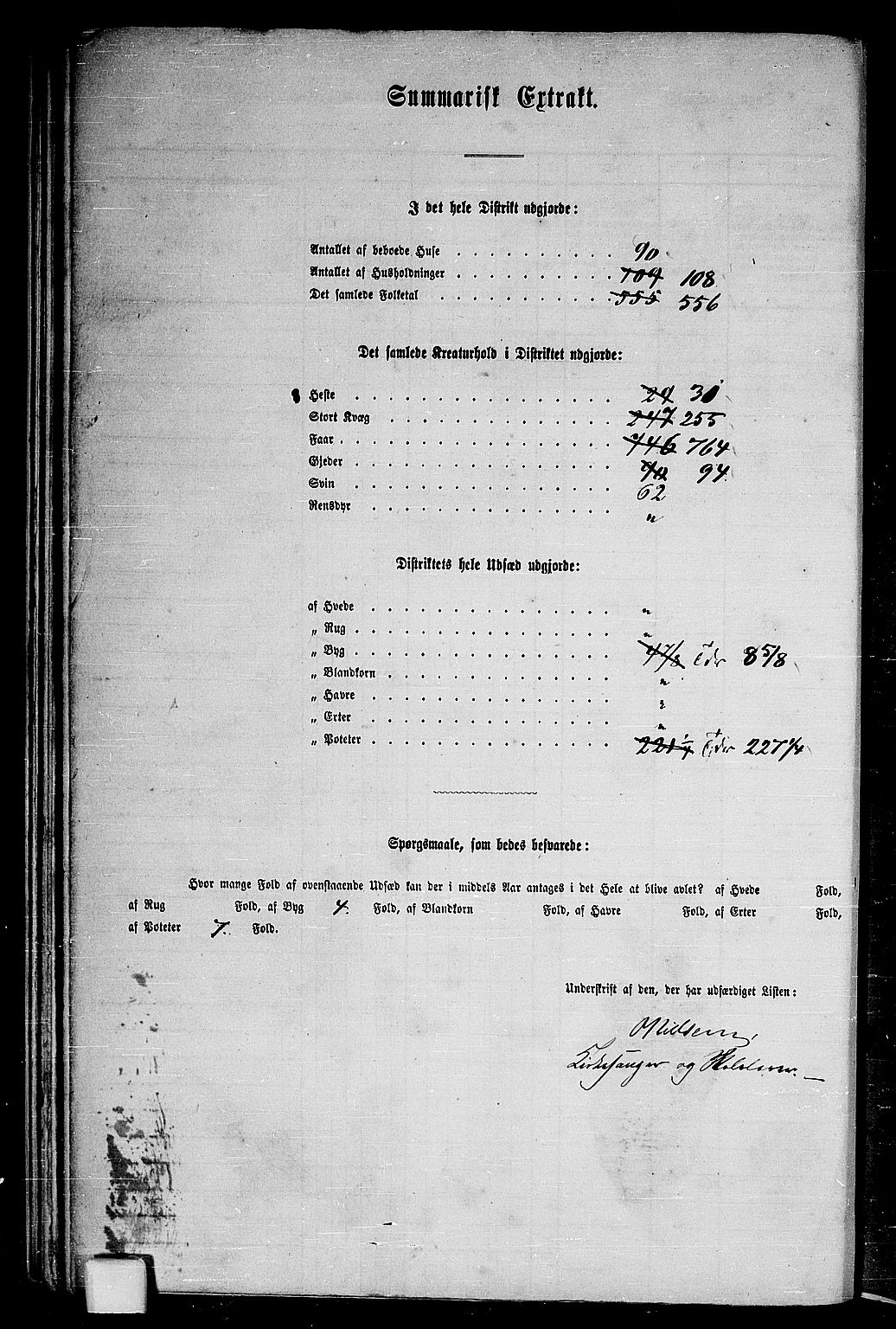 RA, Folketelling 1865 for 1860P Buksnes prestegjeld, 1865, s. 29