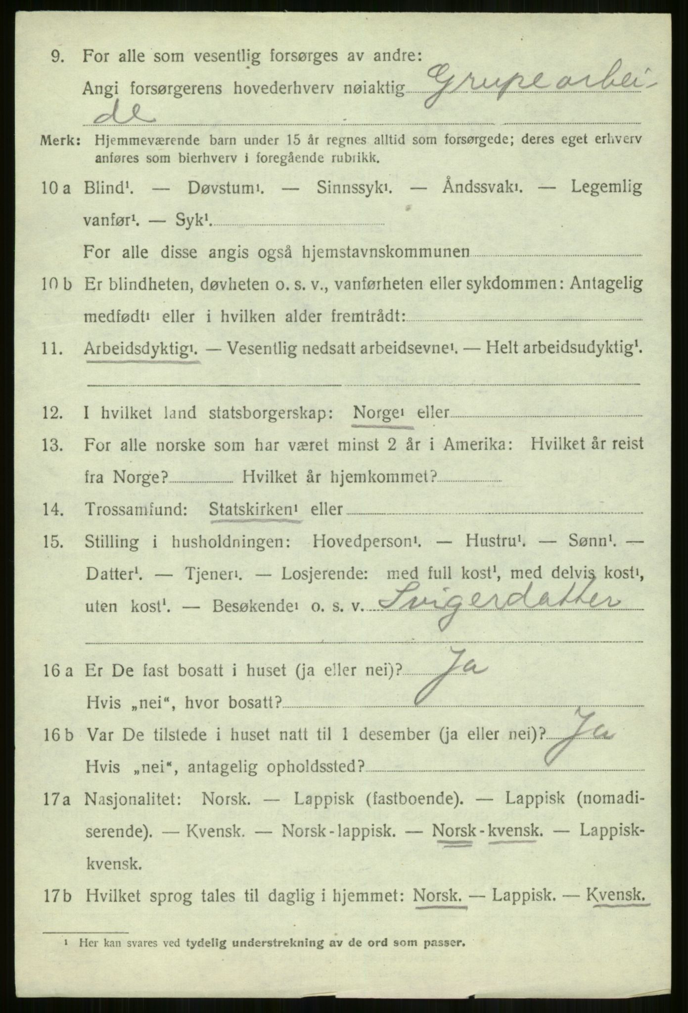 SATØ, Folketelling 1920 for 1938 Lyngen herred, 1920, s. 7904