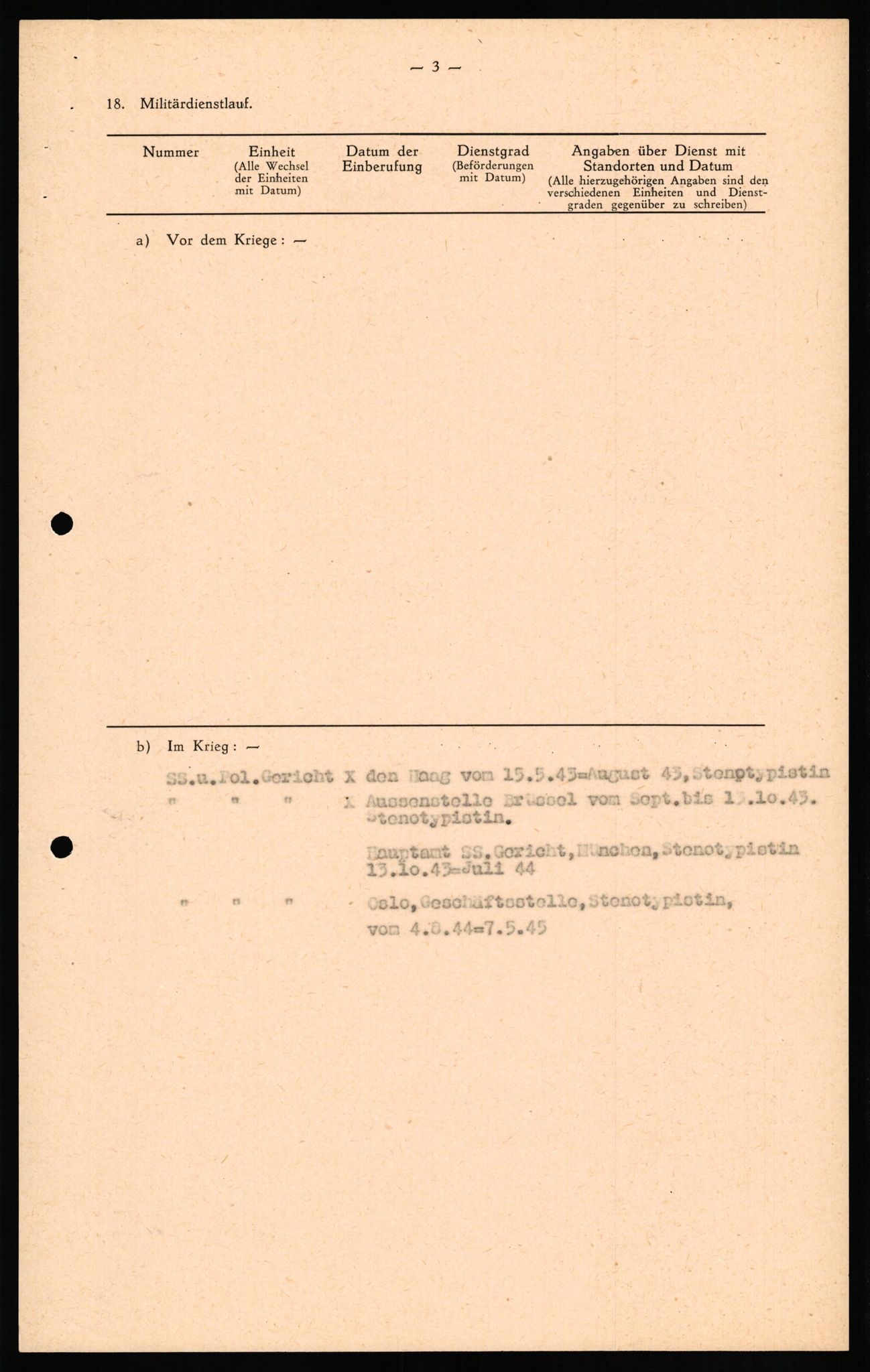 Forsvaret, Forsvarets overkommando II, AV/RA-RAFA-3915/D/Db/L0023: CI Questionaires. Tyske okkupasjonsstyrker i Norge. Tyskere., 1945-1946, s. 229