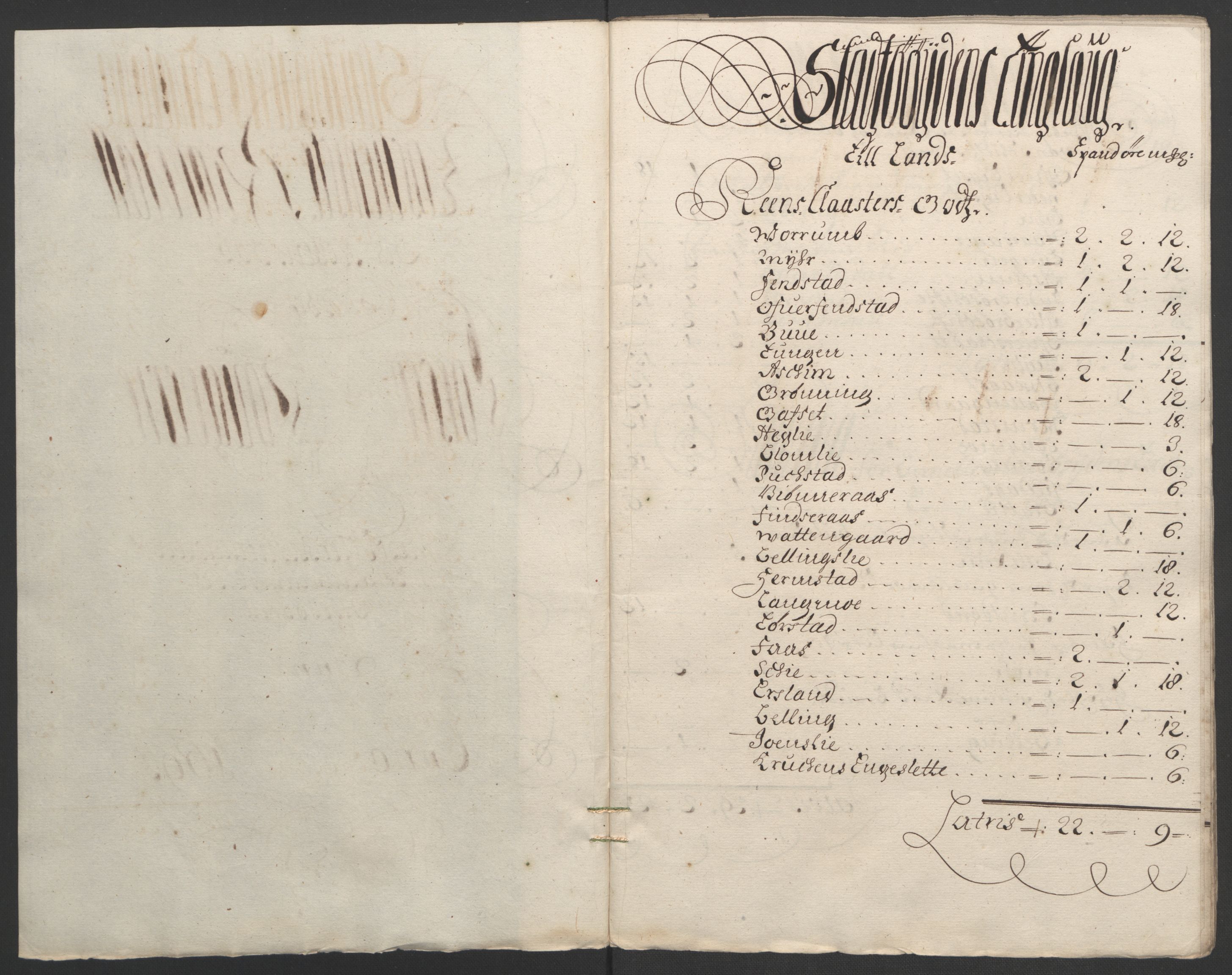 Rentekammeret inntil 1814, Reviderte regnskaper, Fogderegnskap, RA/EA-4092/R57/L3849: Fogderegnskap Fosen, 1692-1693, s. 510