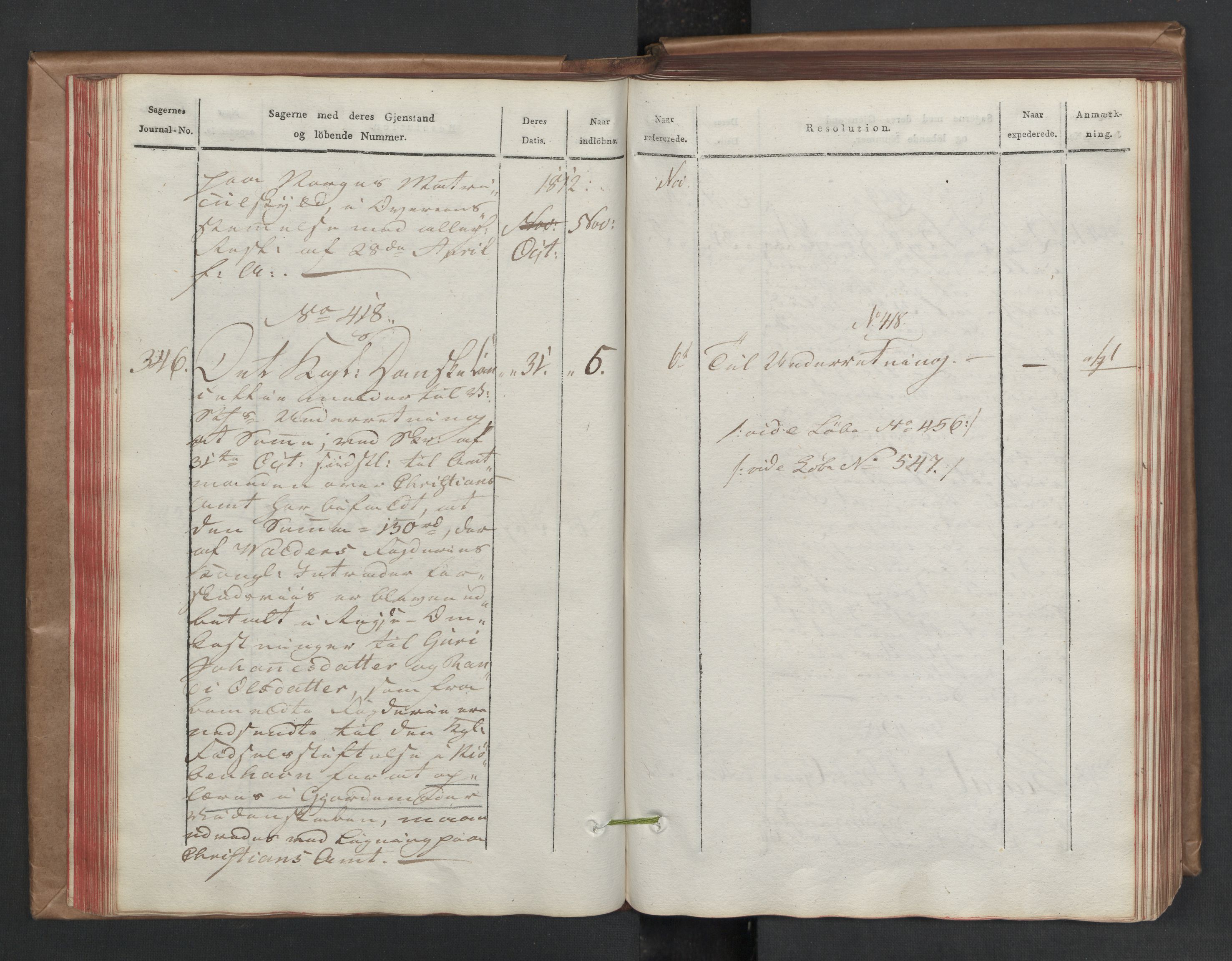 Stattholderembetet 1810-1814, 2. kontor (Kontor B), AV/RA-EA-5432/Aa/L0002: Kollegial referatprotokoll,  j.nr. 284-511,  l.nr. 328-639, 1812-1813, s. 67
