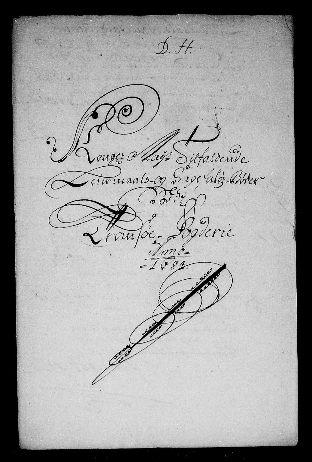 Rentekammeret inntil 1814, Reviderte regnskaper, Stiftamtstueregnskaper, Trondheim stiftamt og Nordland amt, AV/RA-EA-6044/R/Rg/L0077: Trondheim stiftamt og Nordland amt, 1684