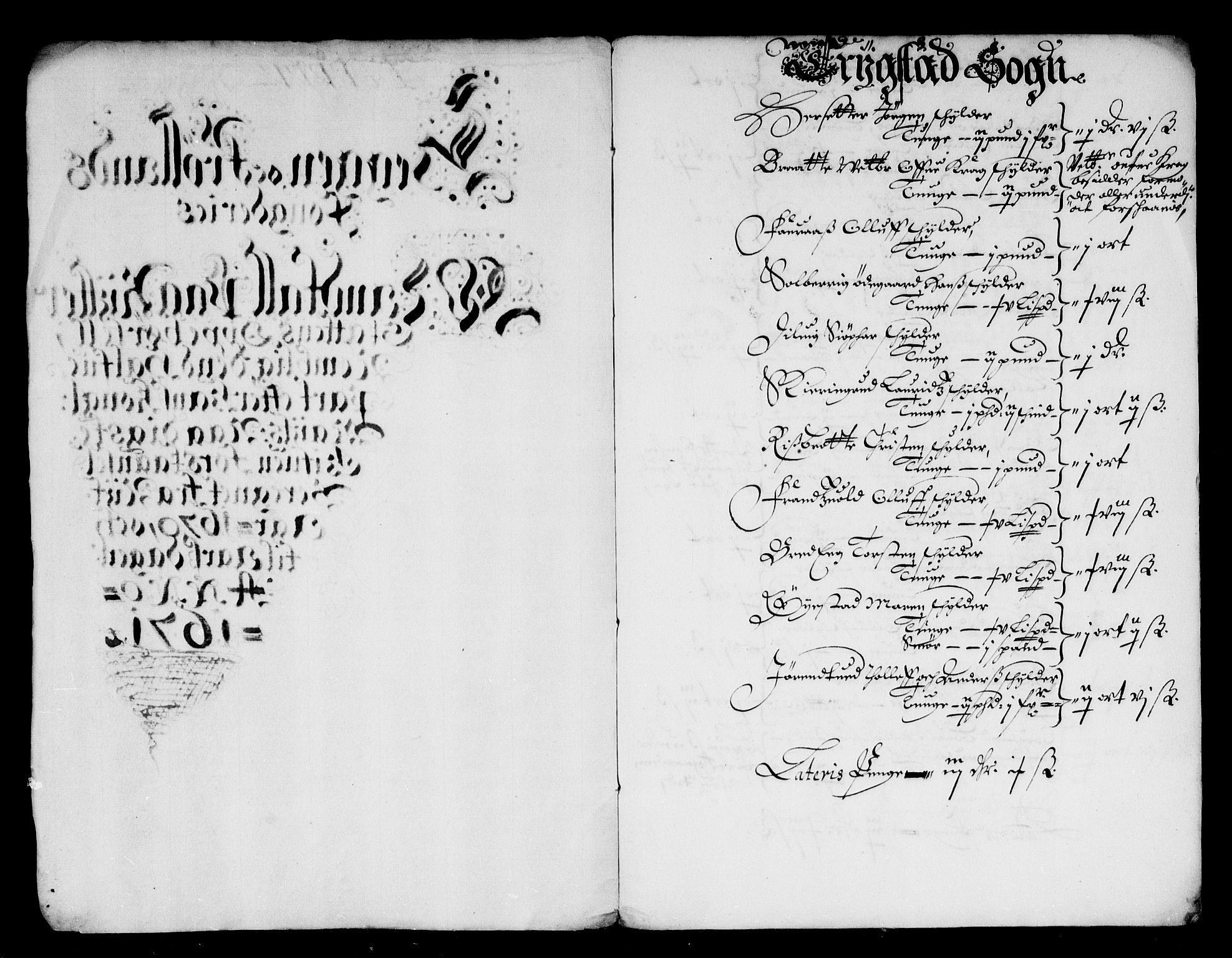 Rentekammeret inntil 1814, Reviderte regnskaper, Stiftamtstueregnskaper, Landkommissariatet på Akershus og Akershus stiftamt, AV/RA-EA-5869/R/Rb/L0073: Akershus stiftamt, 1670