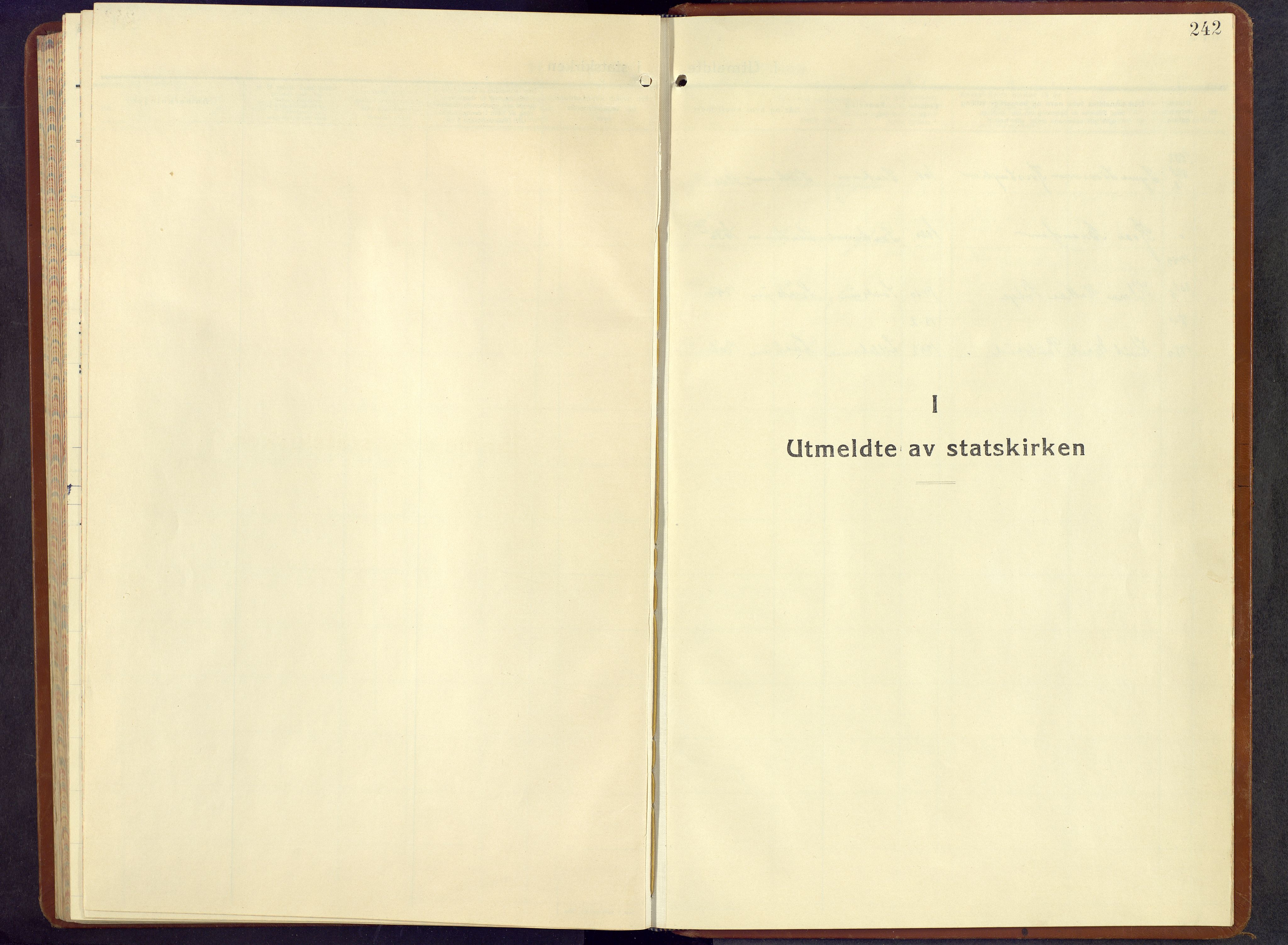 Vestre Gausdal prestekontor, AV/SAH-PREST-094/H/Ha/Hab/L0006: Klokkerbok nr. 6, 1940-1977, s. 242