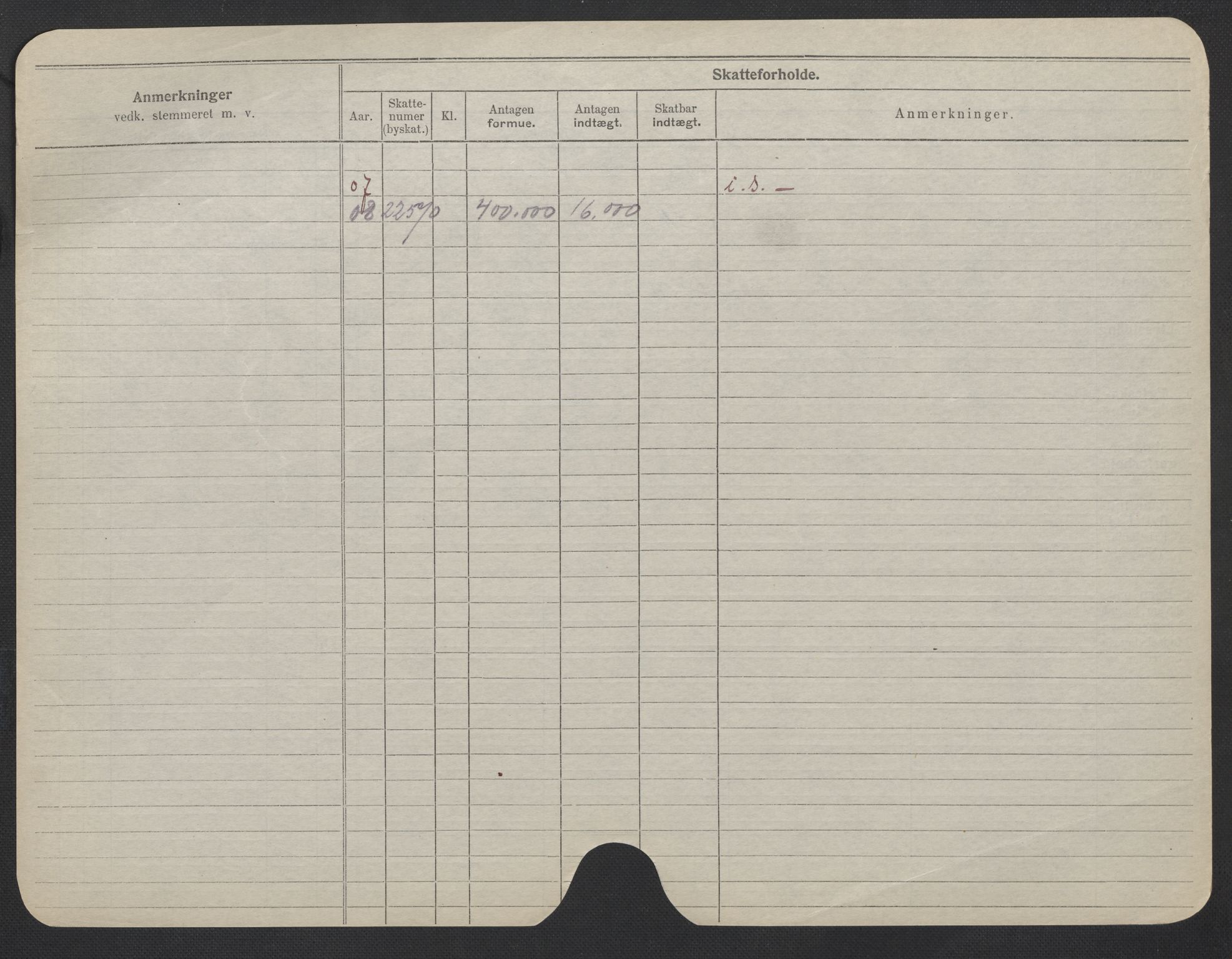 Oslo folkeregister, Registerkort, SAO/A-11715/F/Fa/Fac/L0020: Kvinner, 1906-1914, s. 851b