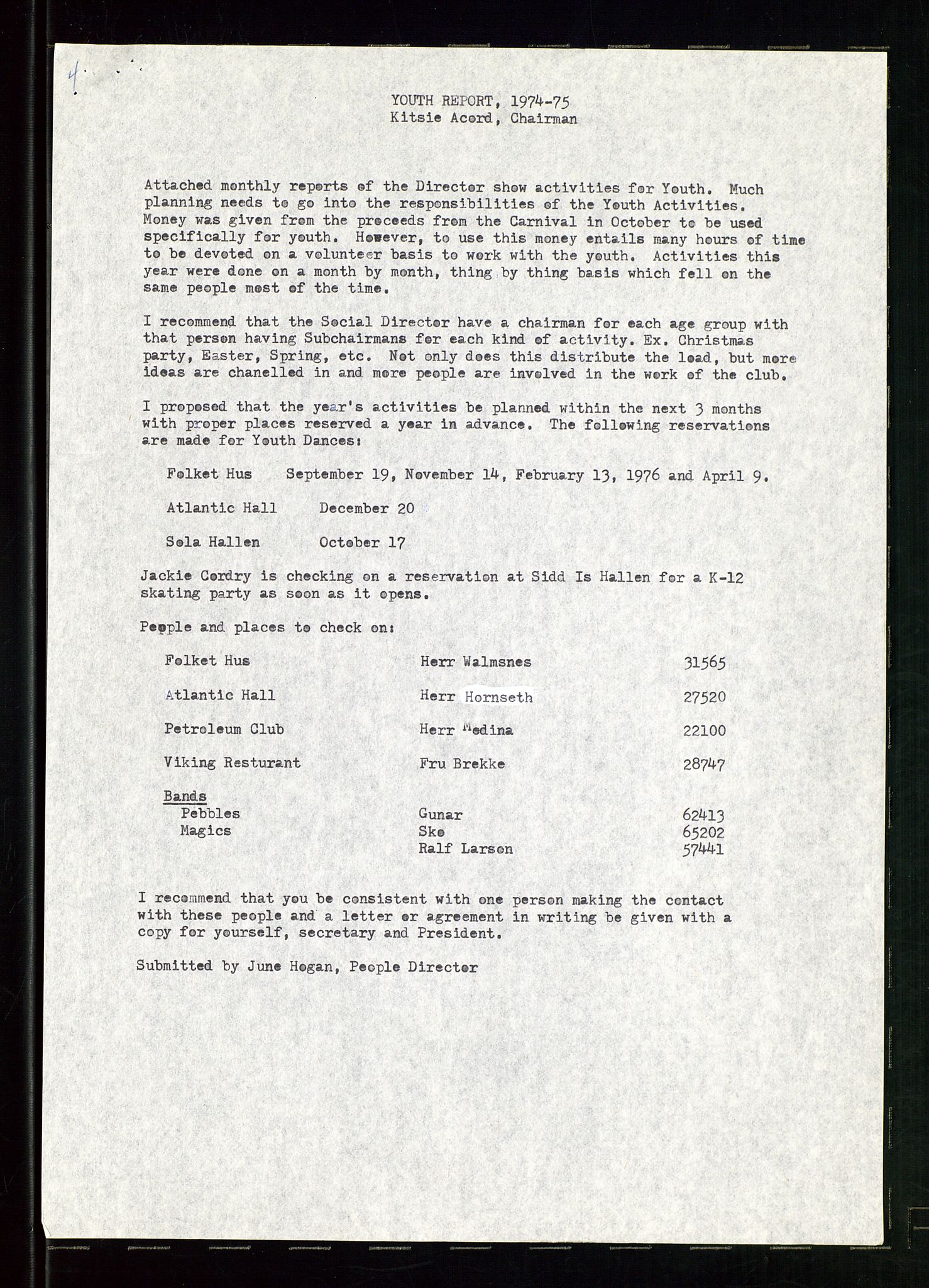 PA 1547 - Petroleum Wives Club, AV/SAST-A-101974/D/Da/L0001: President's file, 1975-1980