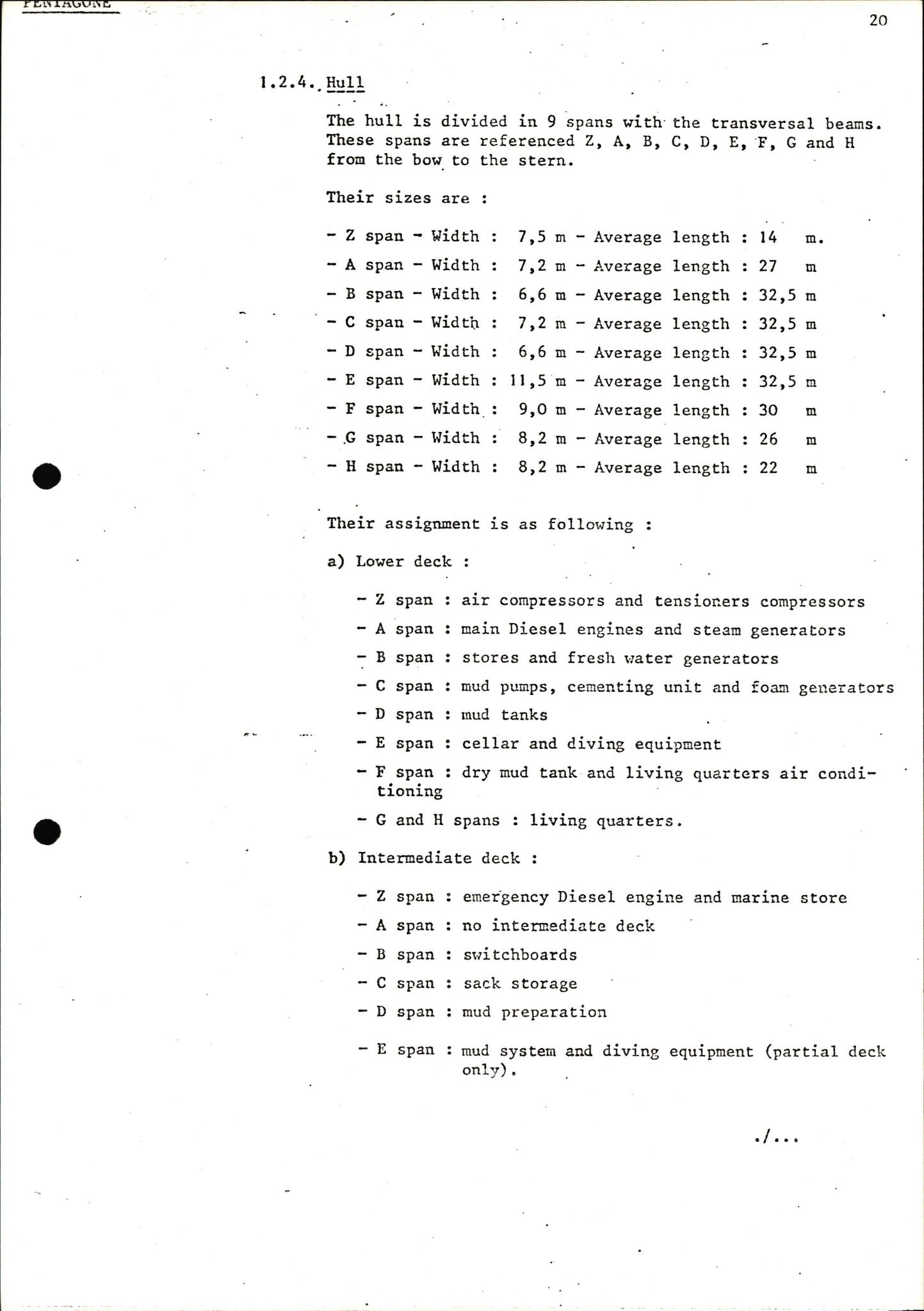 Pa 1503 - Stavanger Drilling AS, AV/SAST-A-101906/2/E/Eb/Ebb/L0001: Alexander L. Kielland plattform - Operation manual, 1976, s. 27