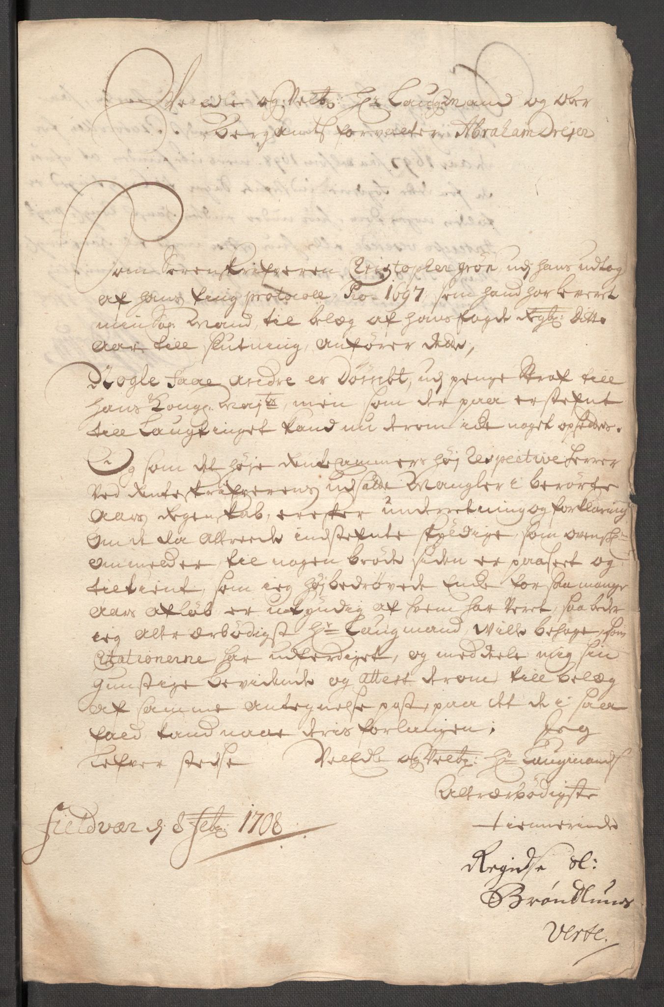 Rentekammeret inntil 1814, Reviderte regnskaper, Fogderegnskap, AV/RA-EA-4092/R57/L3854: Fogderegnskap Fosen, 1700-1701, s. 430
