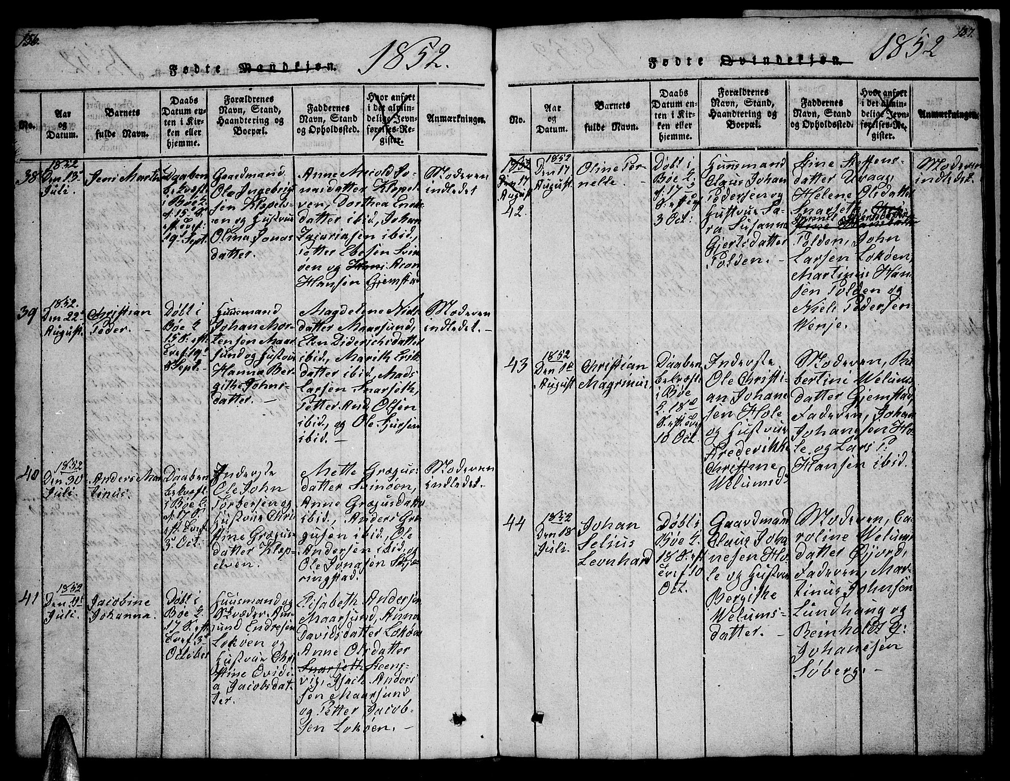 Ministerialprotokoller, klokkerbøker og fødselsregistre - Nordland, AV/SAT-A-1459/891/L1312: Klokkerbok nr. 891C01, 1820-1856, s. 156-157