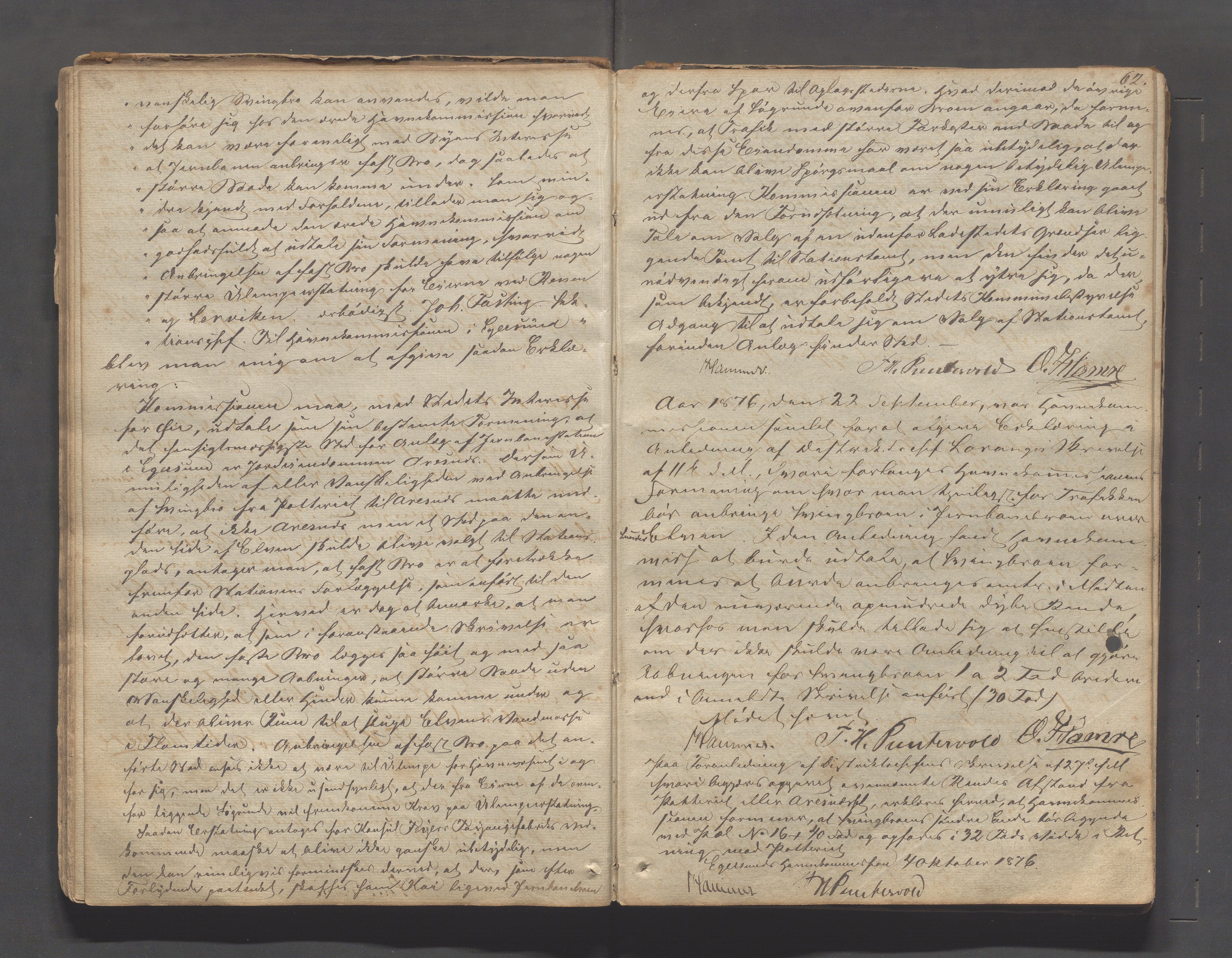 Eigersund kommune- Eigersund Havnevesen, IKAR/K-100306/A/Aa/L0001: Møtebok, 1829-1902, s. 62