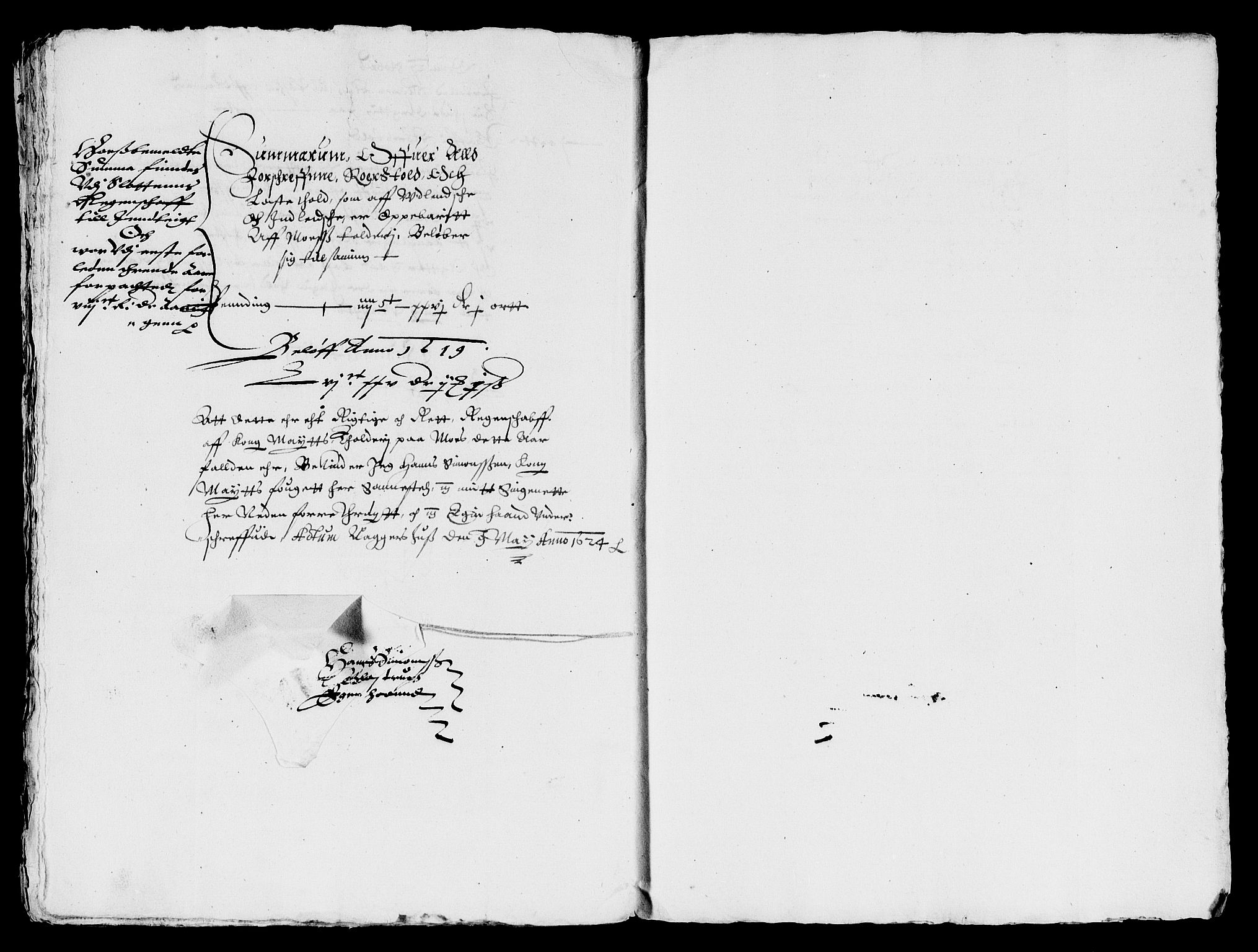 Rentekammeret inntil 1814, Reviderte regnskaper, Lensregnskaper, AV/RA-EA-5023/R/Rb/Rba/L0065: Akershus len, 1618-1624