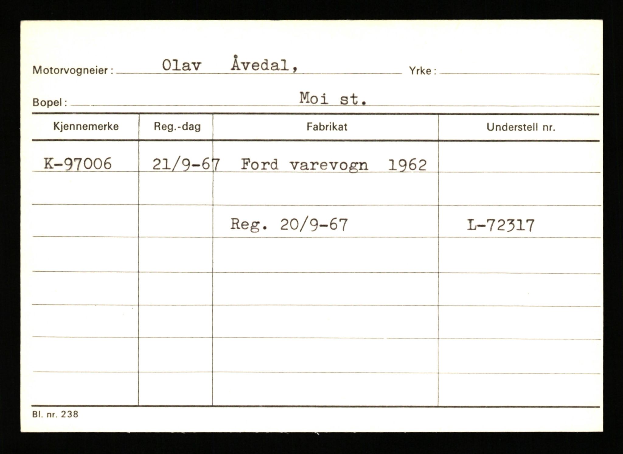 Stavanger trafikkstasjon, AV/SAST-A-101942/0/G/L0008: Registreringsnummer: 67519 - 84533, 1930-1971, s. 2268