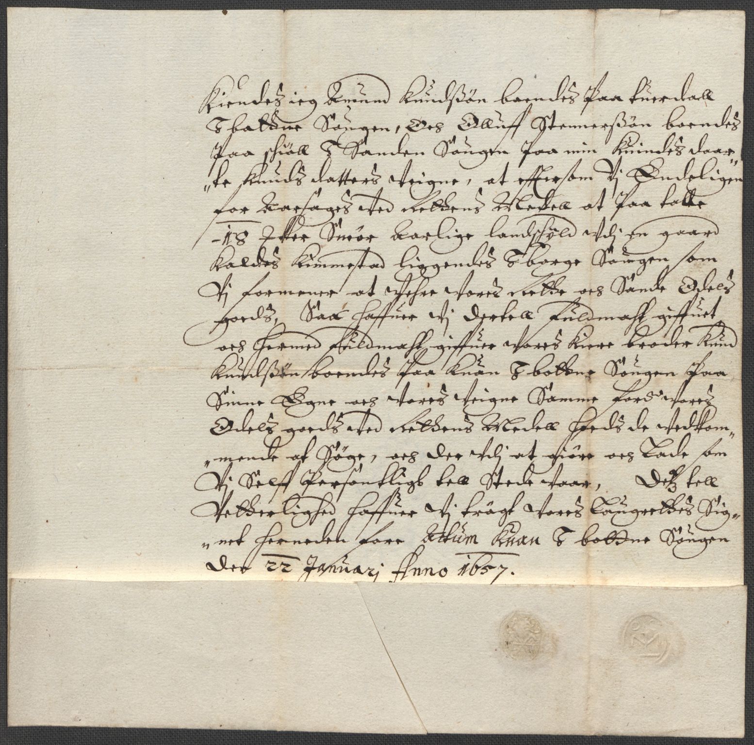 Riksarkivets diplomsamling, AV/RA-EA-5965/F15/L0024: Prestearkiv - Vestfold, 1619-1681, s. 177