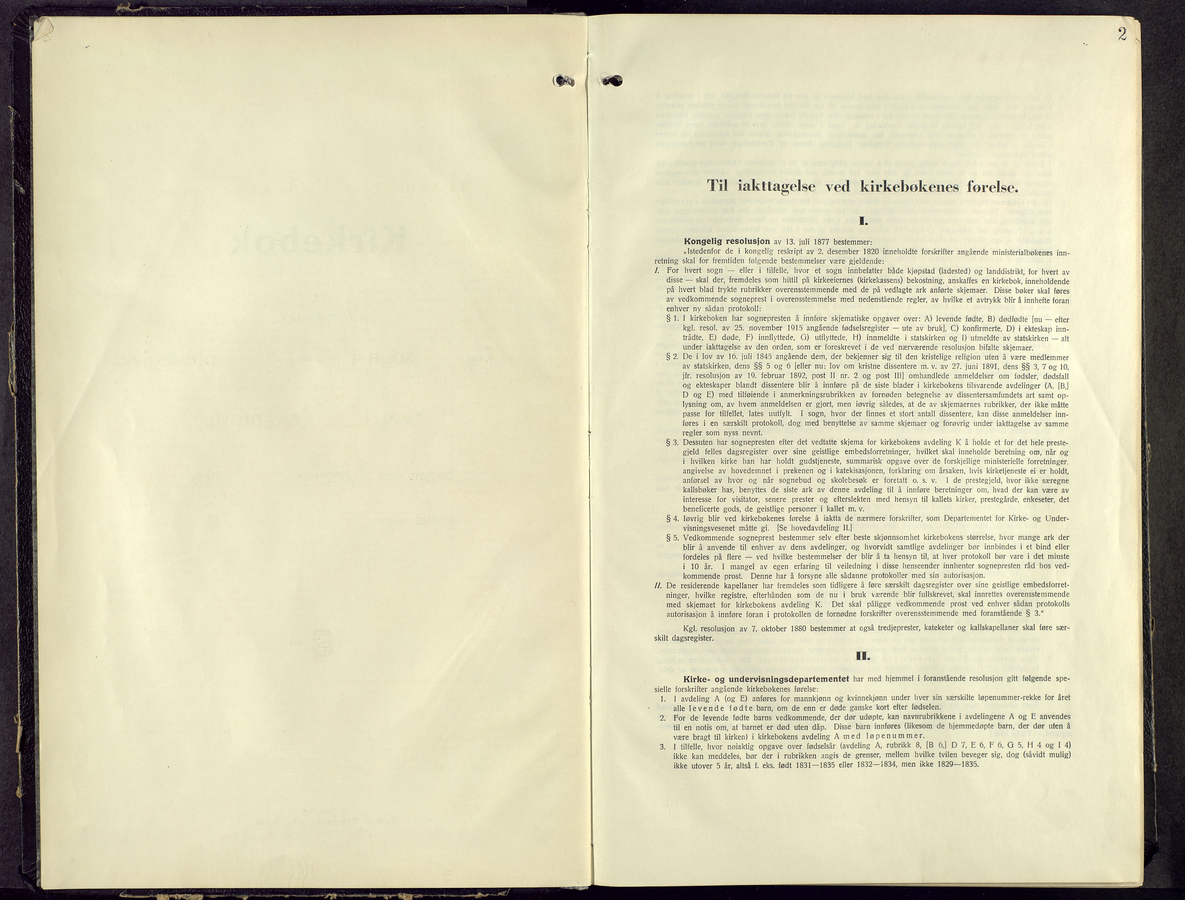 Vang prestekontor, Hedmark, AV/SAH-PREST-008/H/Ha/Hab/L0017: Klokkerbok nr. 17, 1946-1962, s. 2