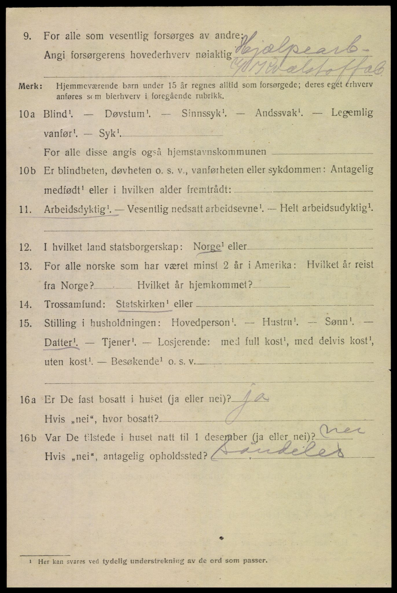 SAK, Folketelling 1920 for 0901 Risør kjøpstad, 1920, s. 9266