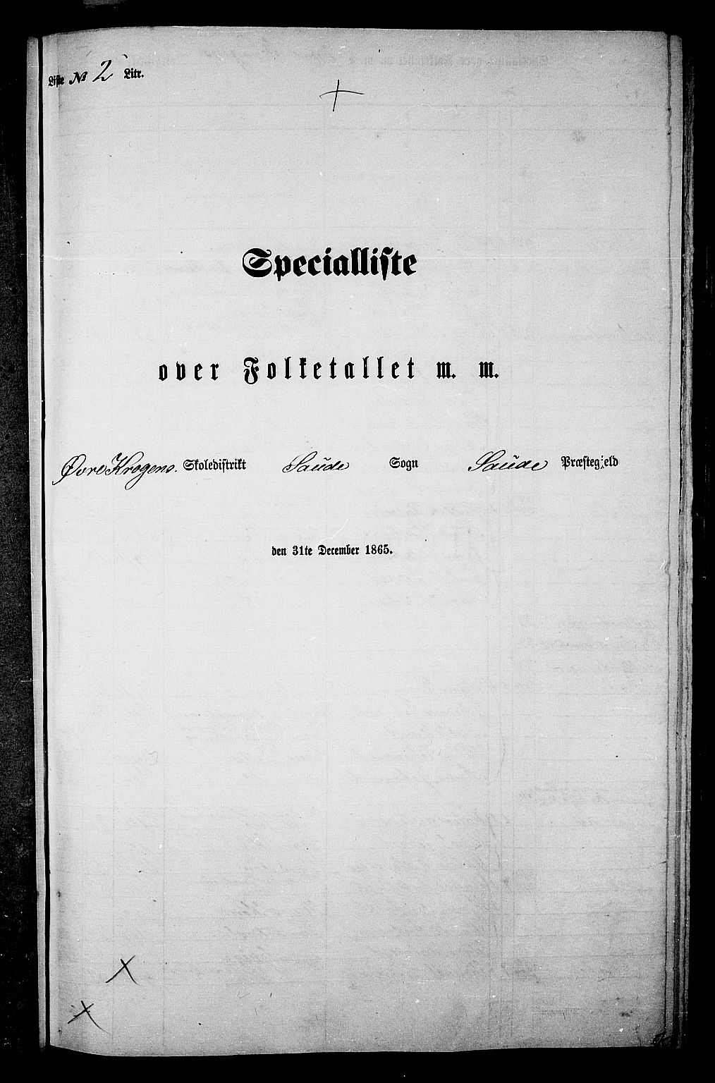 RA, Folketelling 1865 for 0822P Sauherad prestegjeld, 1865, s. 32