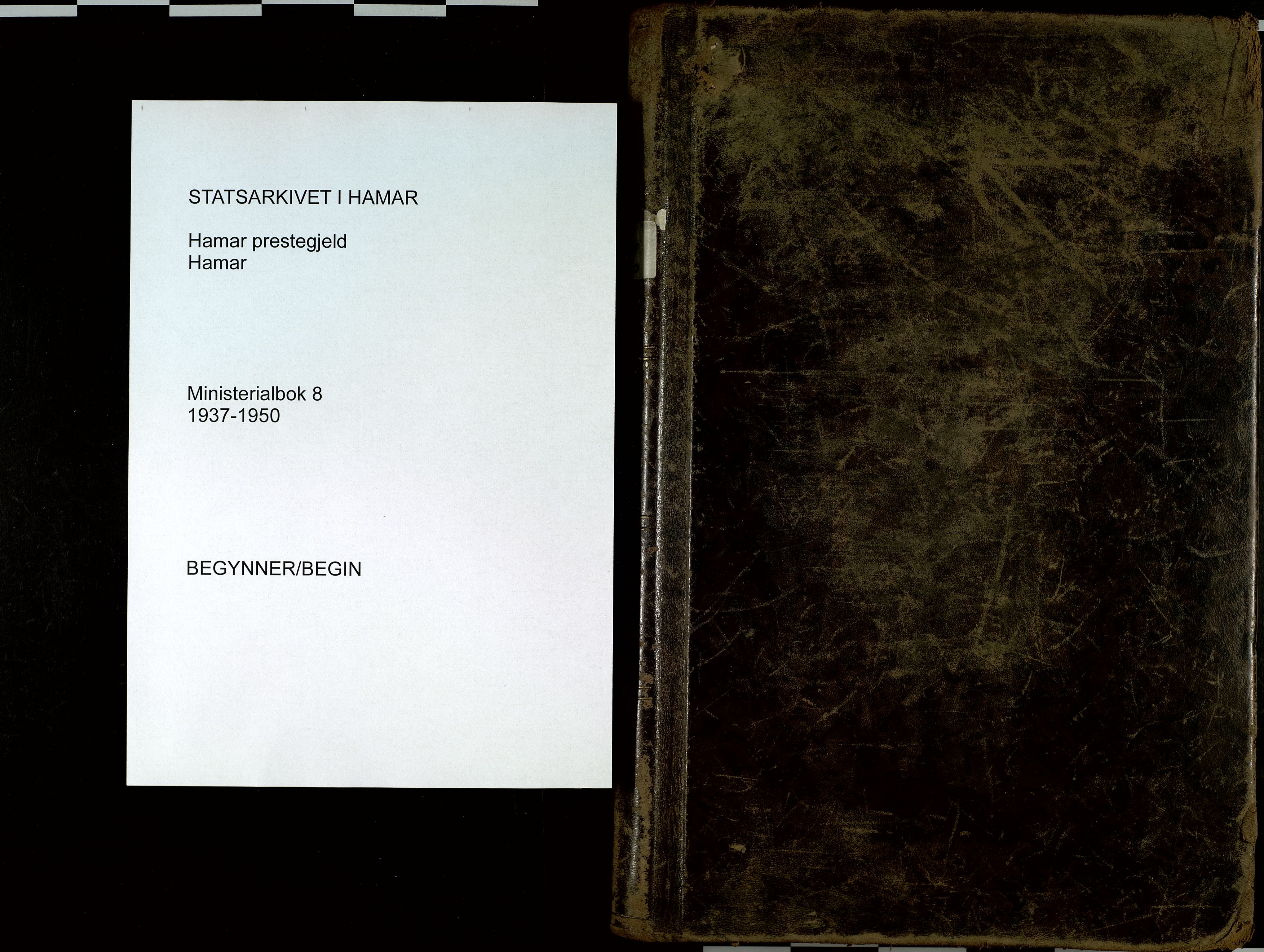 Hamar prestekontor, AV/SAH-DOMPH-002/H/Ha/Haa/L0008: Ministerialbok nr. 8, 1937-1950