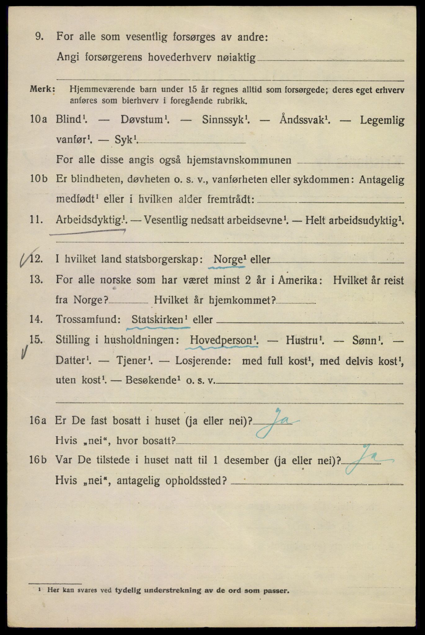 SAO, Folketelling 1920 for 0301 Kristiania kjøpstad, 1920, s. 631004