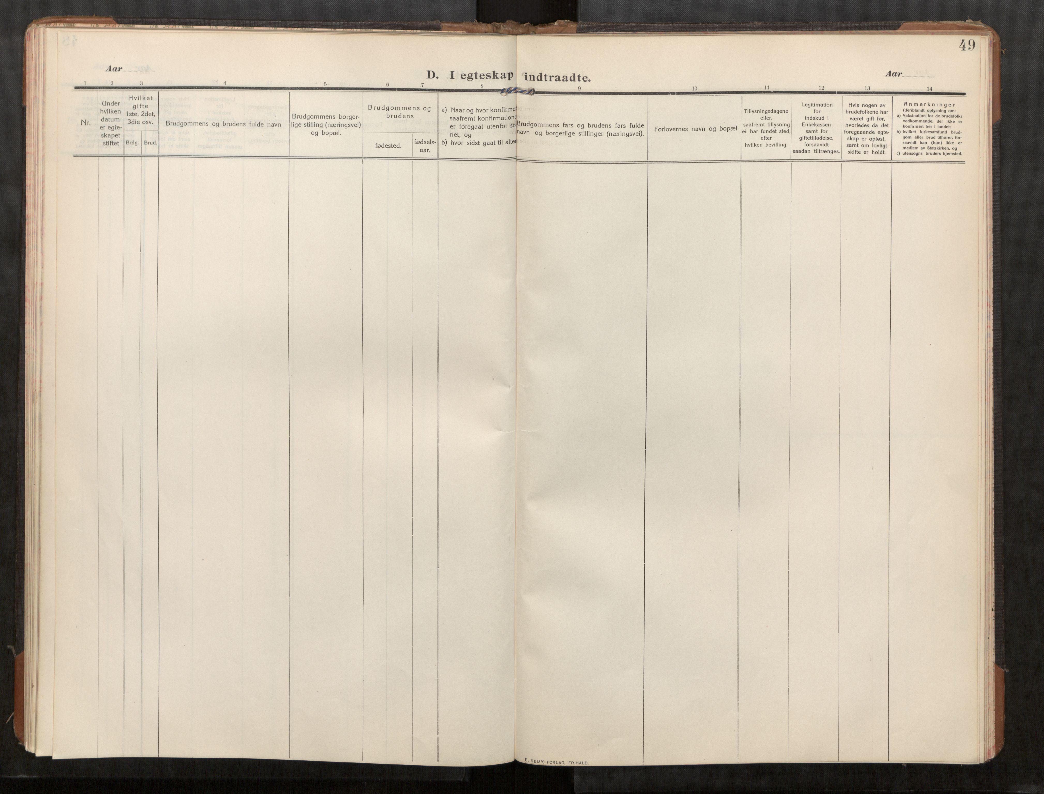 Stod sokneprestkontor, SAT/A-1164/1/I/I1/I1a/L0003: Ministerialbok nr. 3, 1909-1934, s. 48