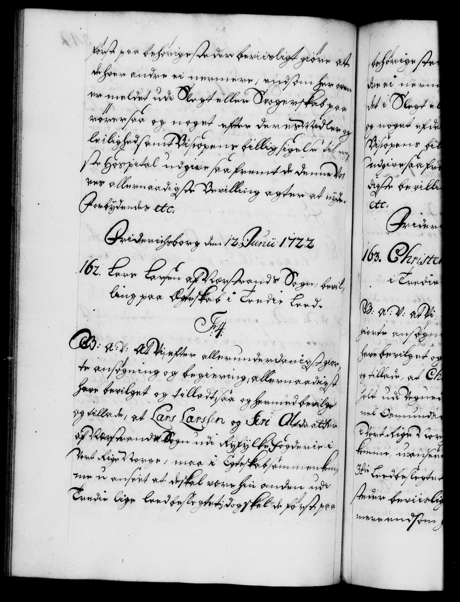 Danske Kanselli 1572-1799, RA/EA-3023/F/Fc/Fca/Fcaa/L0023: Norske registre, 1720-1722, s. 549b