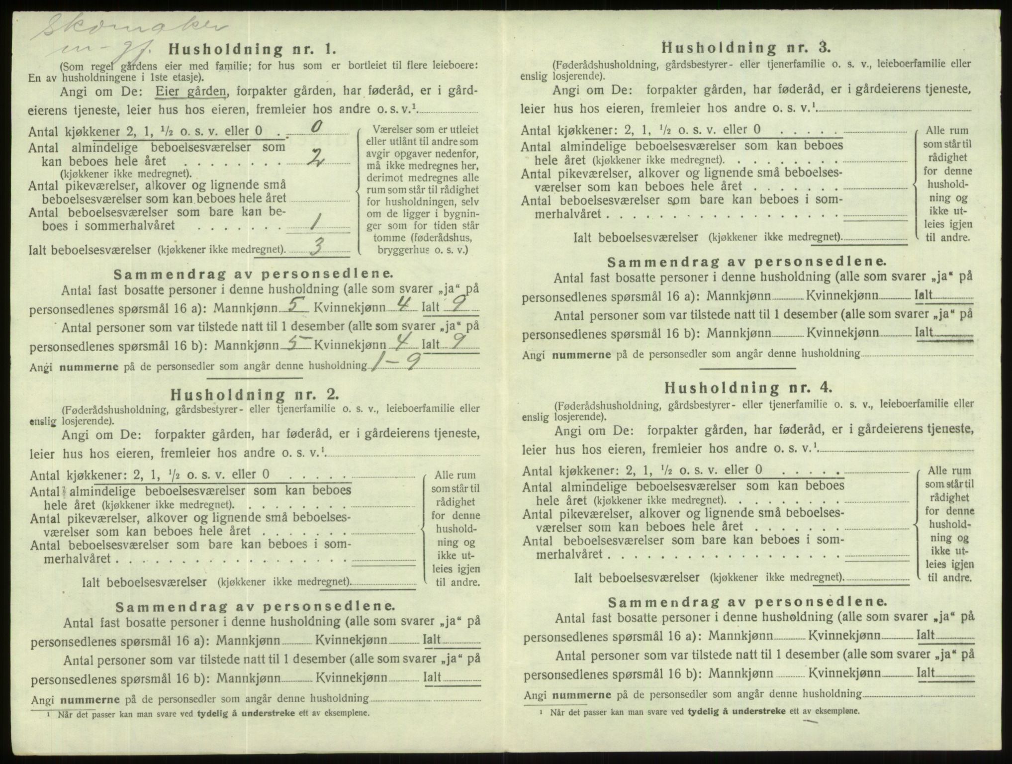 SAB, Folketelling 1920 for 1445 Gloppen herred, 1920, s. 652