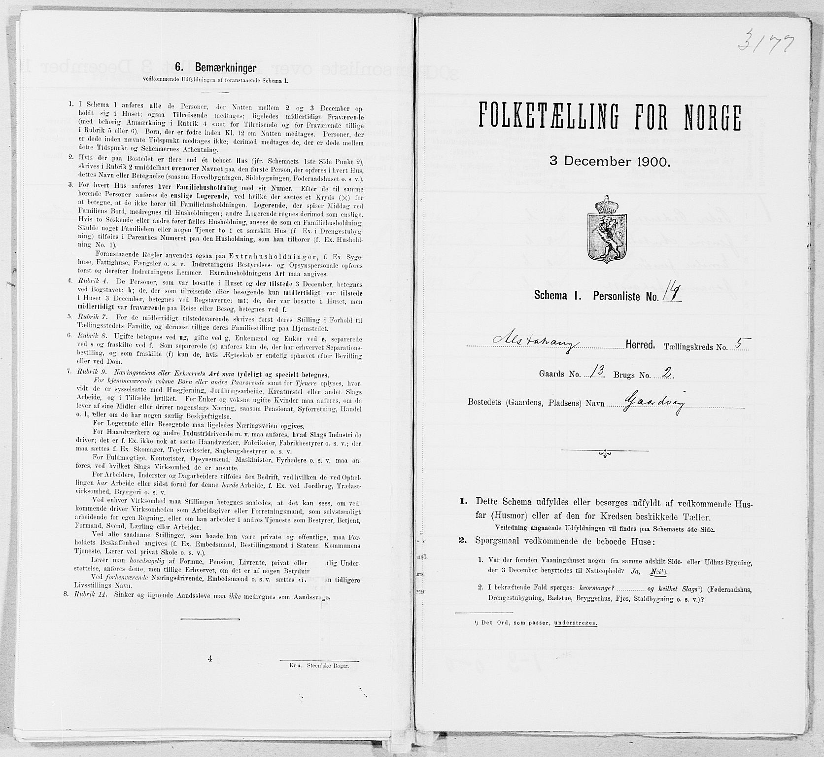 SAT, Folketelling 1900 for 1820 Alstahaug herred, 1900, s. 758