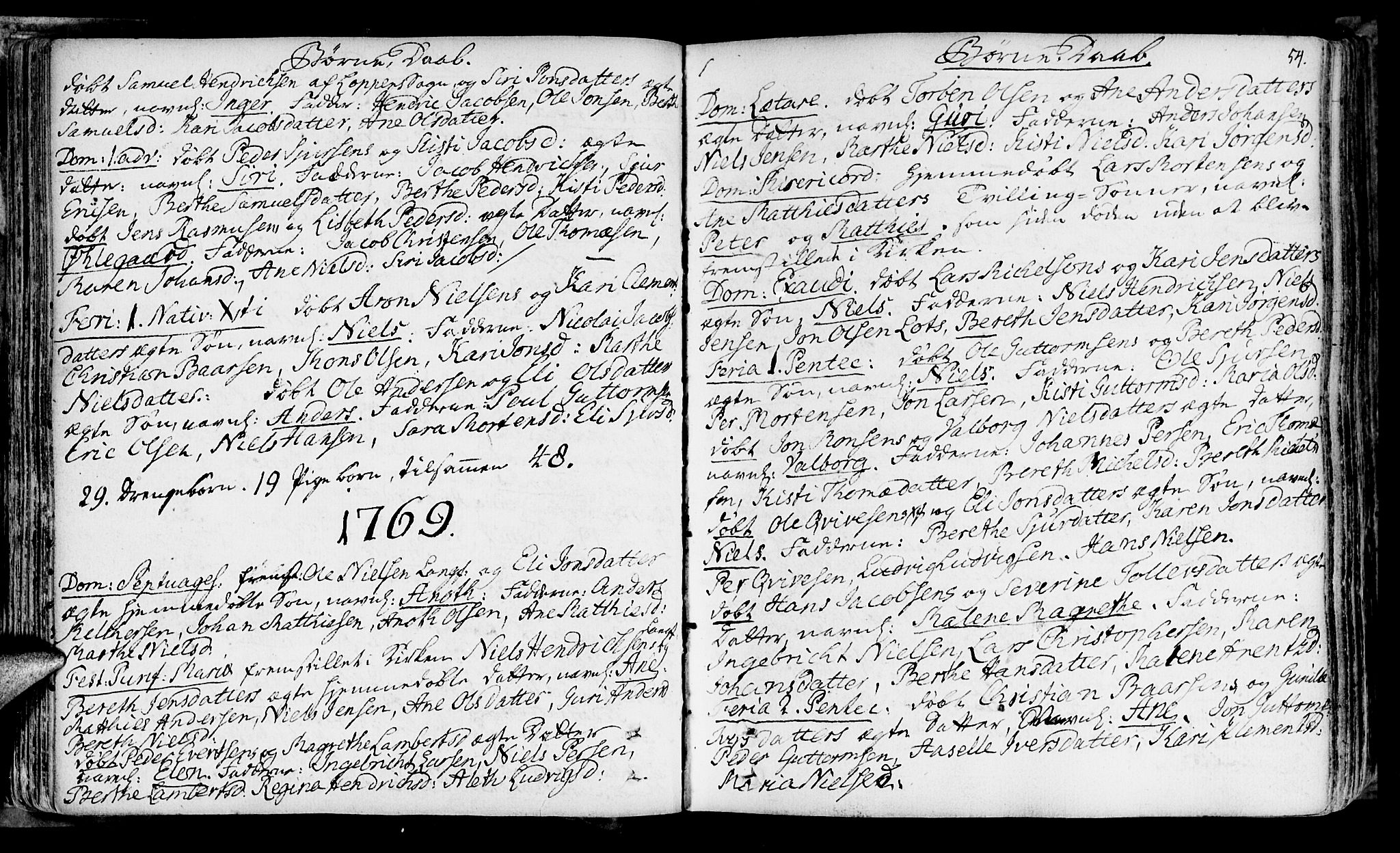 Talvik sokneprestkontor, AV/SATØ-S-1337/H/Ha/L0004kirke: Ministerialbok nr. 4, 1752-1772, s. 54