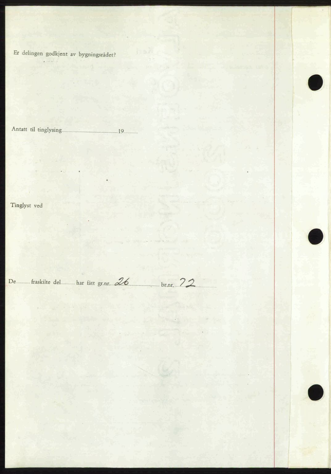 Romsdal sorenskriveri, SAT/A-4149/1/2/2C: Pantebok nr. A24, 1947-1947, Dagboknr: 2552/1947