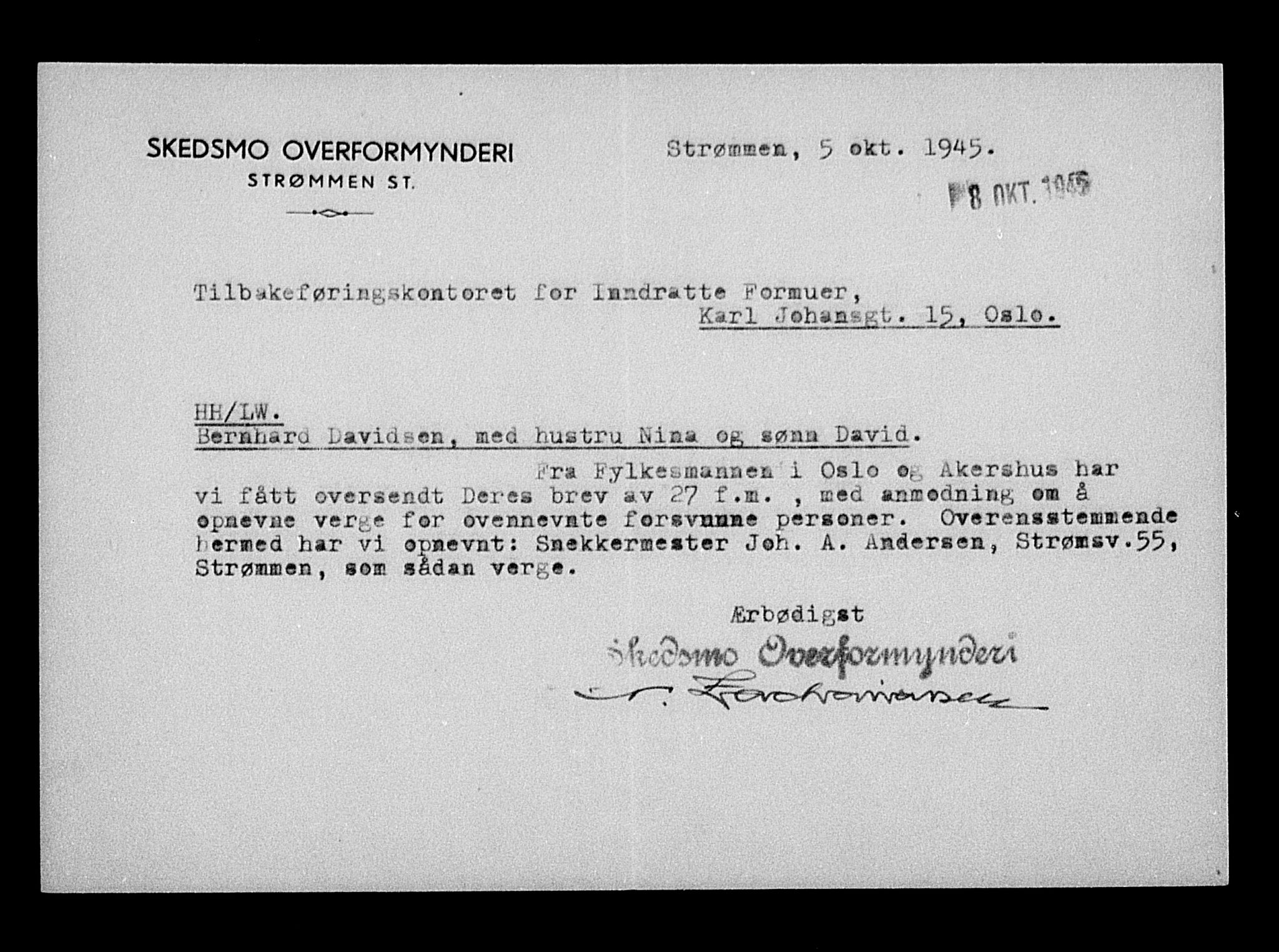 Justisdepartementet, Tilbakeføringskontoret for inndratte formuer, AV/RA-S-1564/H/Hc/Hcc/L0929: --, 1945-1947, s. 671