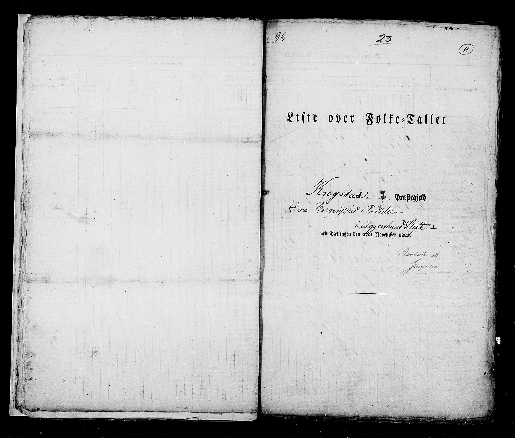 RA, Folketellingen 1825, bind 4: Akershus amt, 1825, s. 11