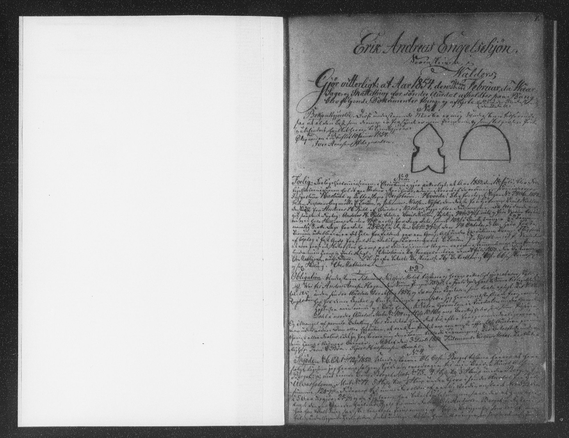Valdres sorenskriveri, AV/SAH-TING-016/H/Hb/Hba/L0010/0001: Pantebok nr. 10a, 1854-1856, s. 1