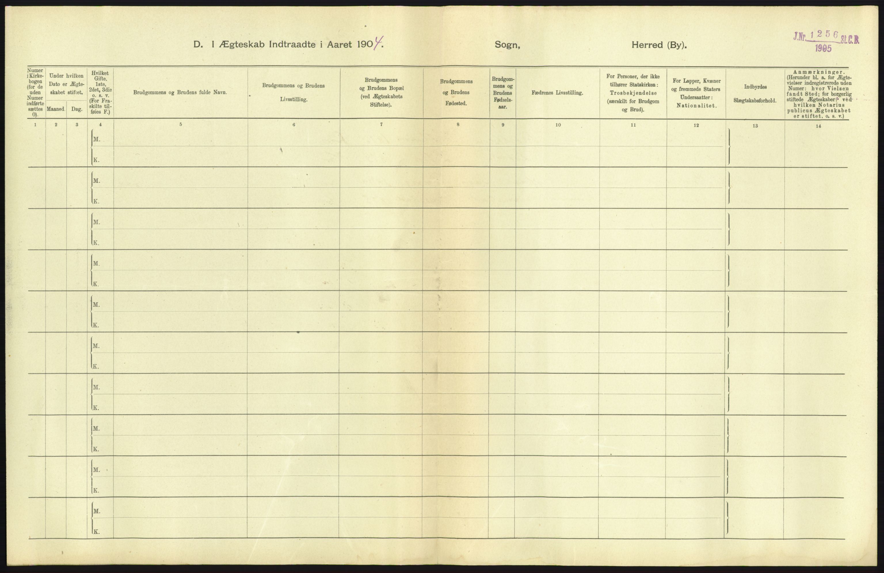 Statistisk sentralbyrå, Sosiodemografiske emner, Befolkning, AV/RA-S-2228/D/Df/Dfa/Dfab/L0006: Kristians amt: Fødte, gifte, døde, 1904, s. 707