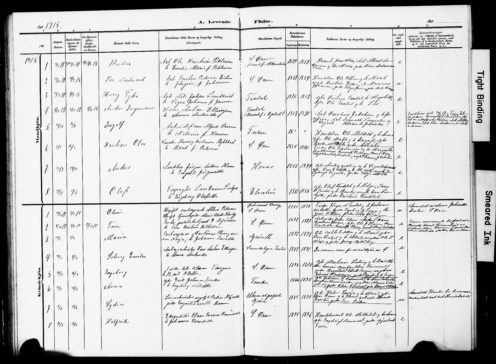 Ministerialprotokoller, klokkerbøker og fødselsregistre - Møre og Romsdal, SAT/A-1454/590/L1017: Klokkerbok nr. 590C02, 1869-1931