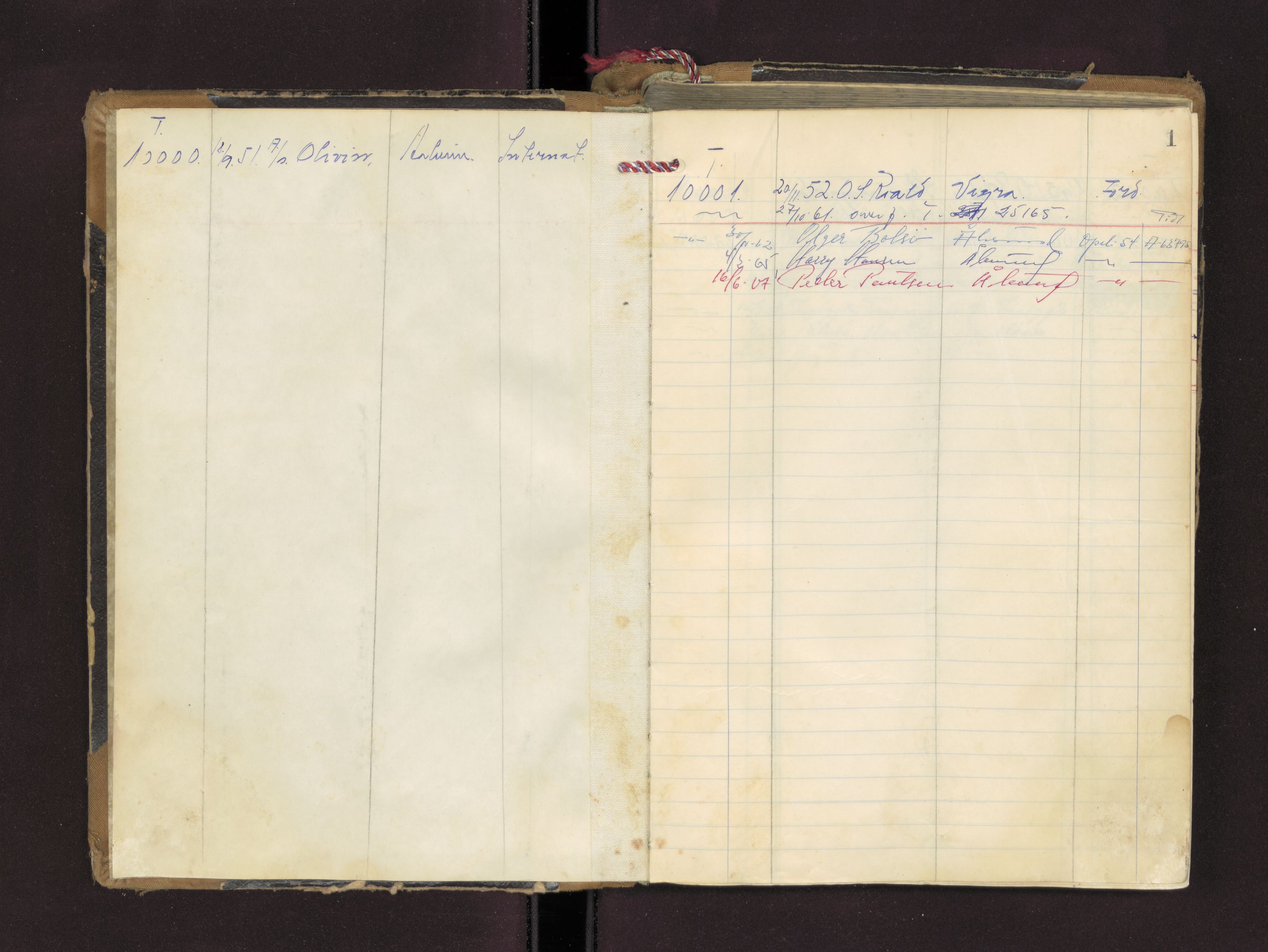 Møre og Romsdal vegkontor - Ålesund trafikkstasjon, AV/SAT-A-4099/F/Fc/L0005: Bilregister; T 10000 - T 10599, 1945-1970