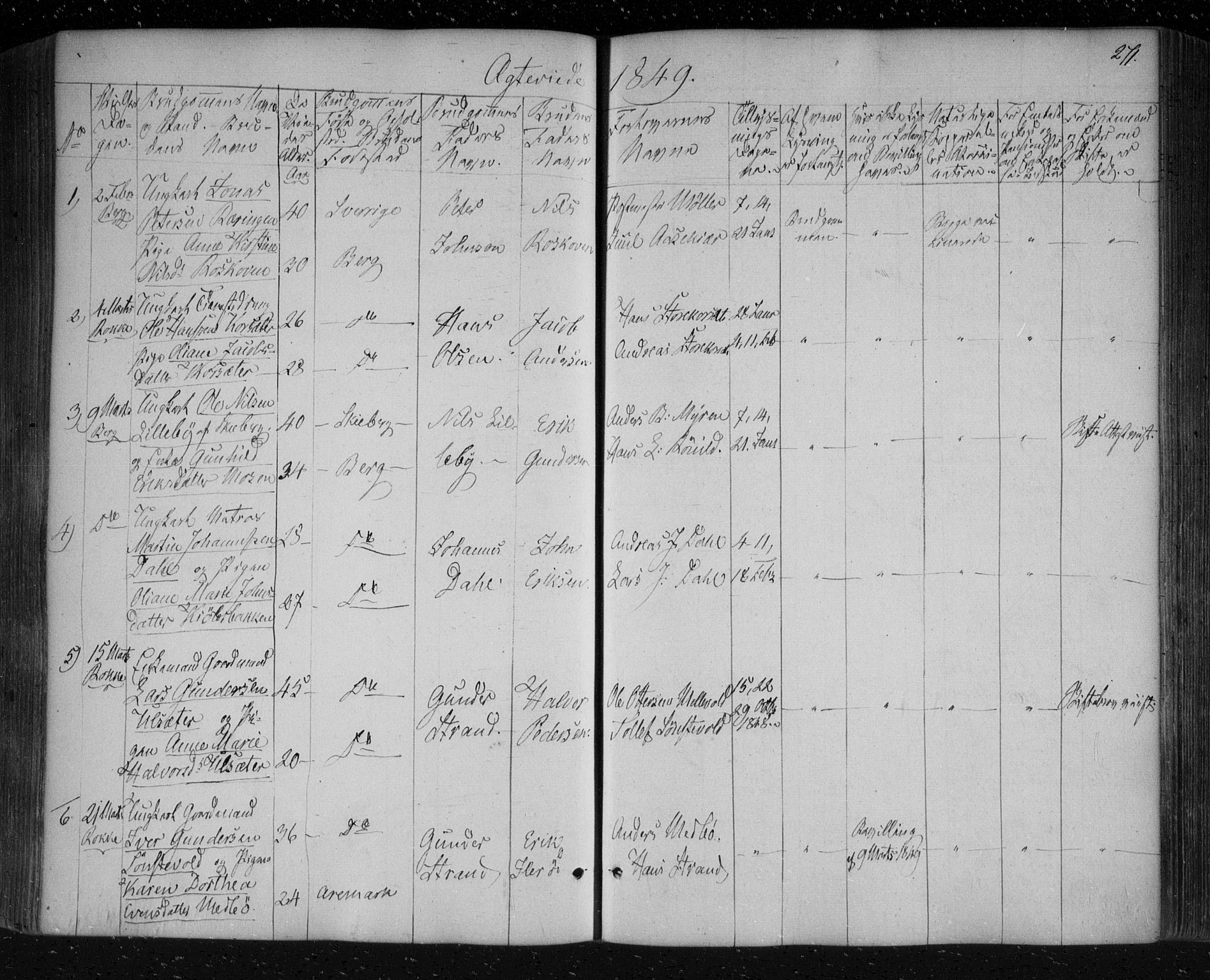 Berg prestekontor Kirkebøker, AV/SAO-A-10902/F/Fa/L0004: Ministerialbok nr. I 4, 1843-1860, s. 271