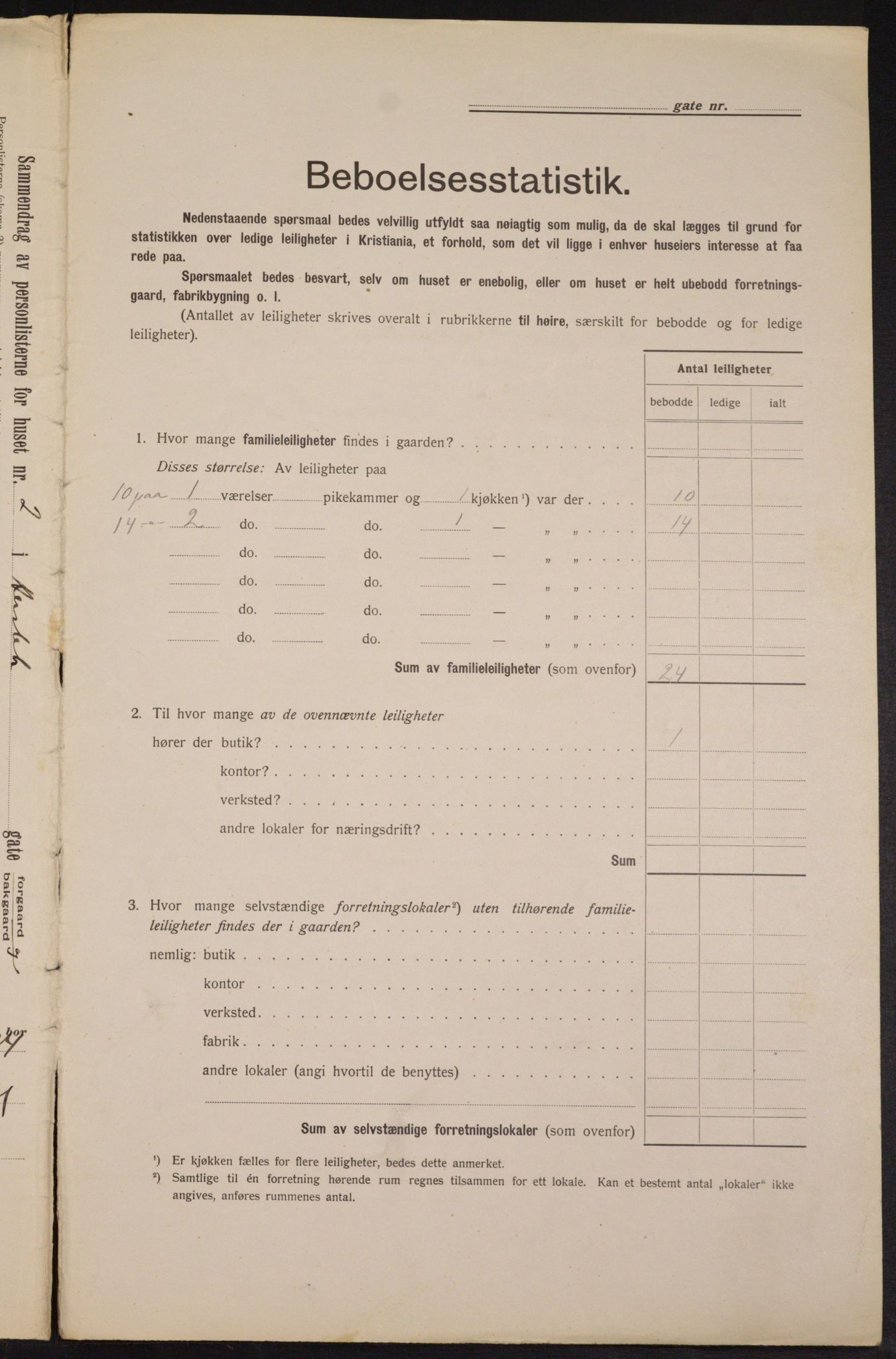 OBA, Kommunal folketelling 1.2.1913 for Kristiania, 1913, s. 38871