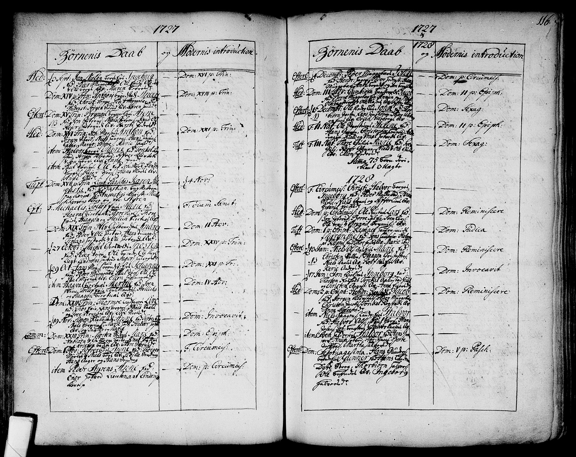 Sandsvær kirkebøker, SAKO/A-244/F/Fa/L0002a: Ministerialbok nr. I 2, 1725-1809, s. 116