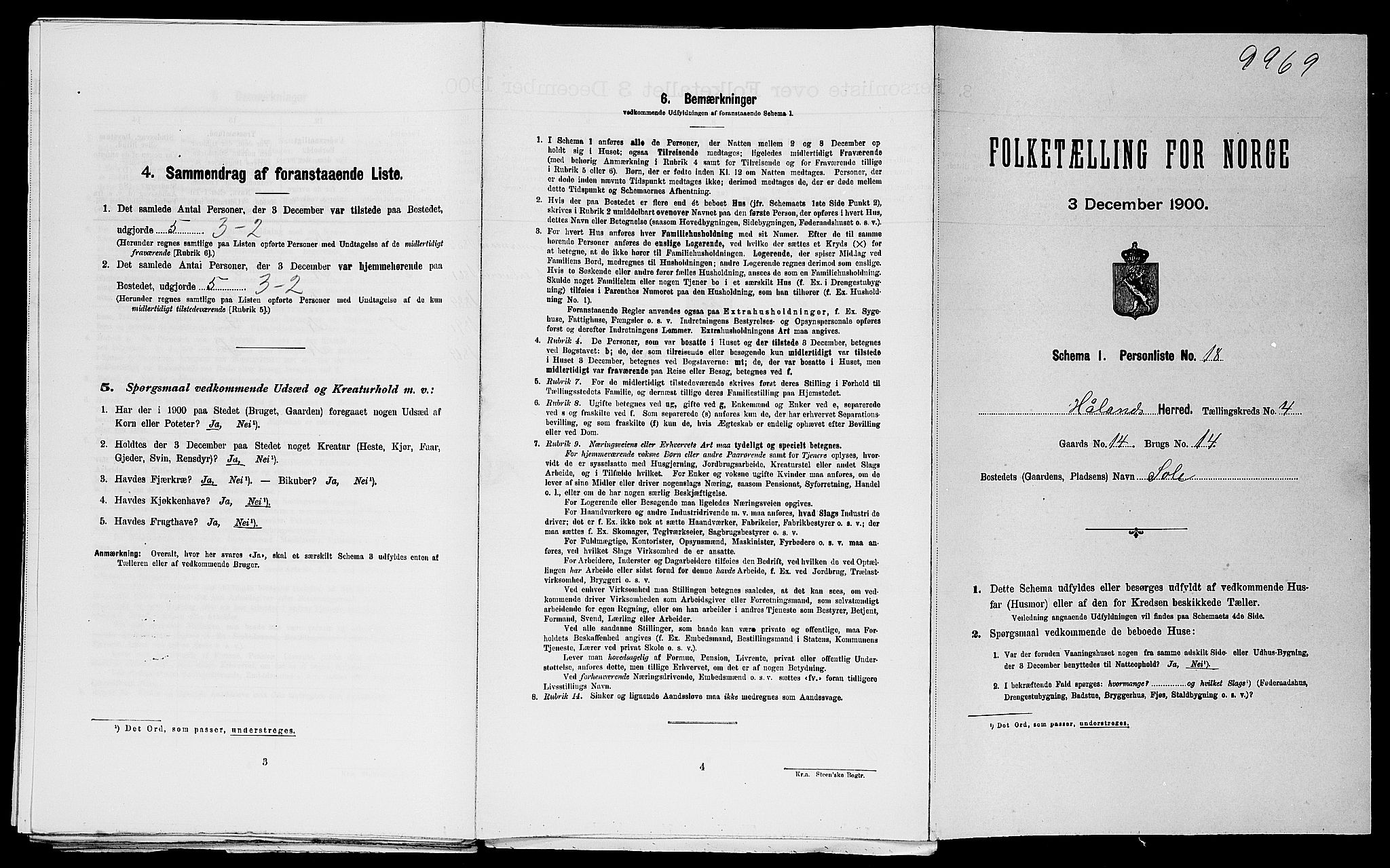 SAST, Folketelling 1900 for 1124 Haaland herred, 1900, s. 639