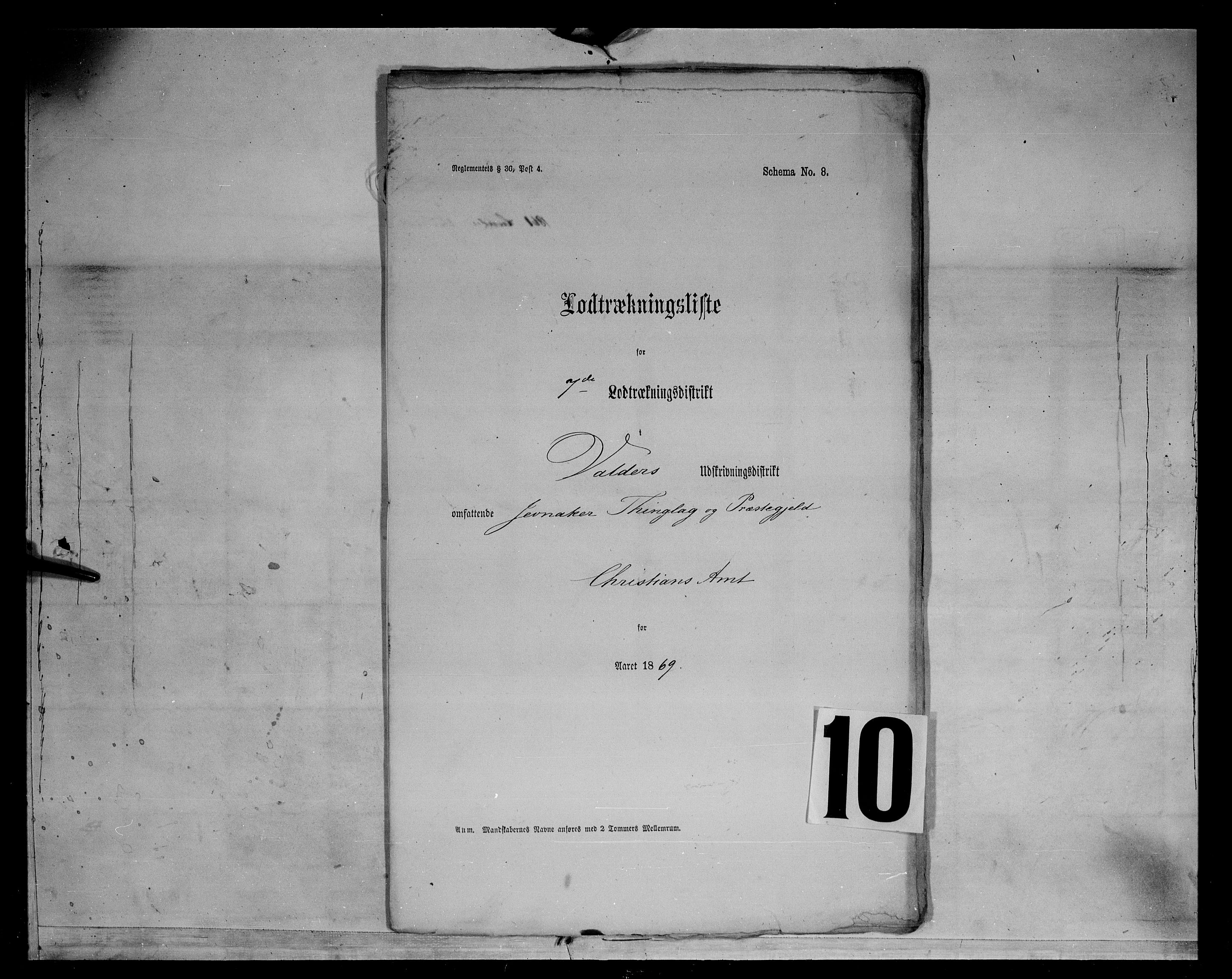 Fylkesmannen i Oppland, SAH/FYO-002/1/K/Kg/L1166: Gran og Jevnaker, 1860-1879, s. 8376