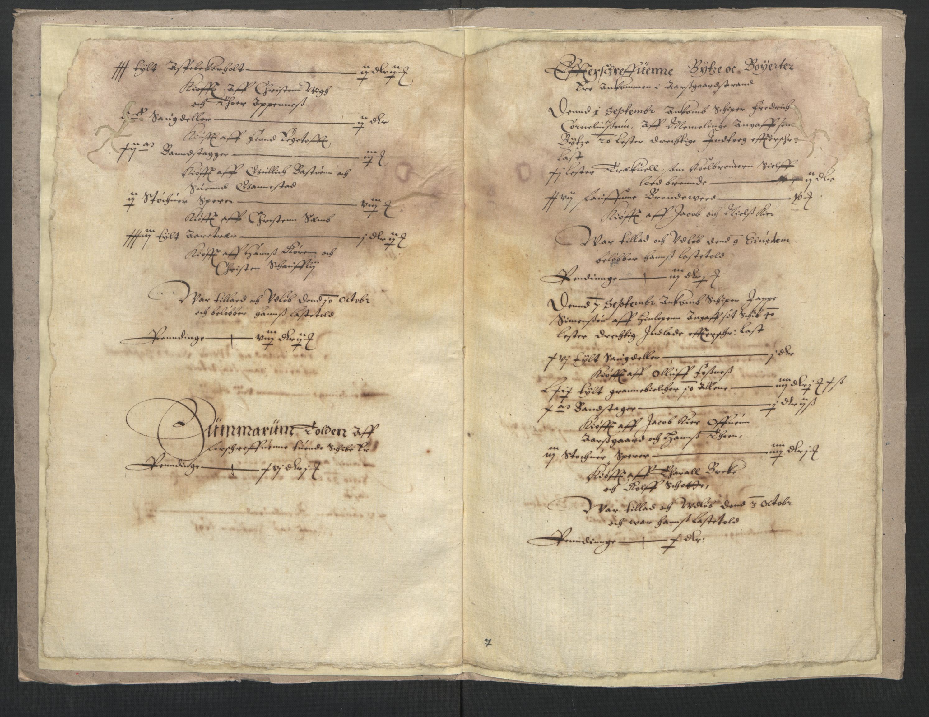 Rentekammeret inntil 1814, Reviderte regnskaper, Lensregnskaper, AV/RA-EA-5023/R/Rb/Rbo/L0012: Tønsberg len, 1630-1632