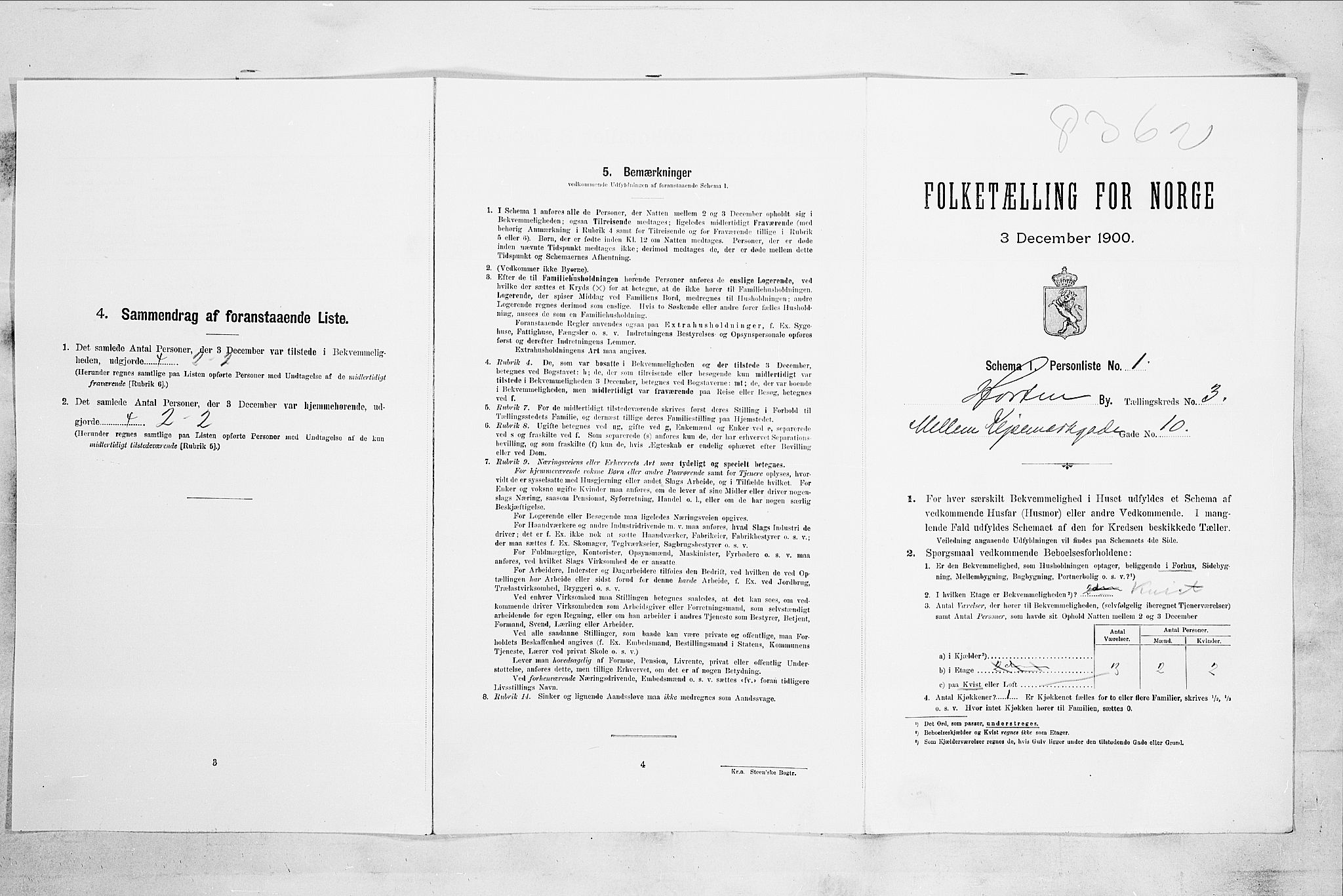 RA, Folketelling 1900 for 0703 Horten ladested, 1900, s. 1904