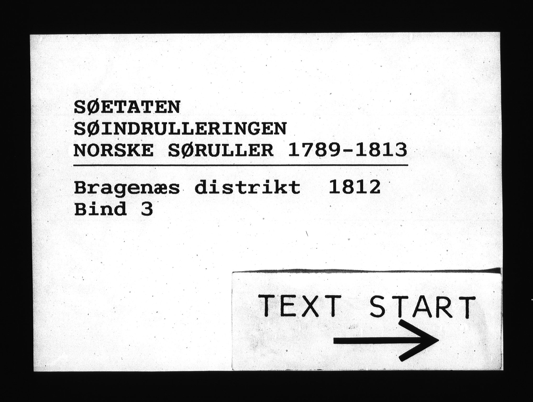Sjøetaten, RA/EA-3110/F/L0166: Bragernes distrikt, bind 3, 1812