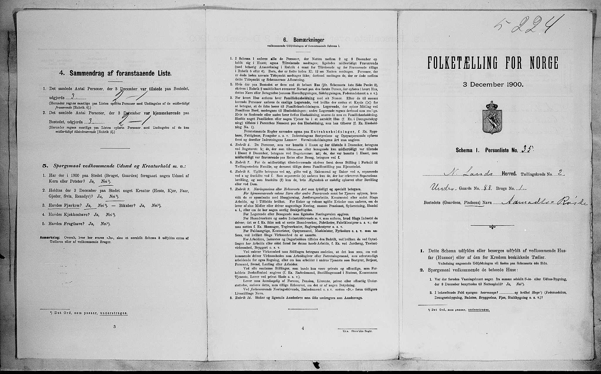 SAH, Folketelling 1900 for 0538 Nordre Land herred, 1900, s. 368
